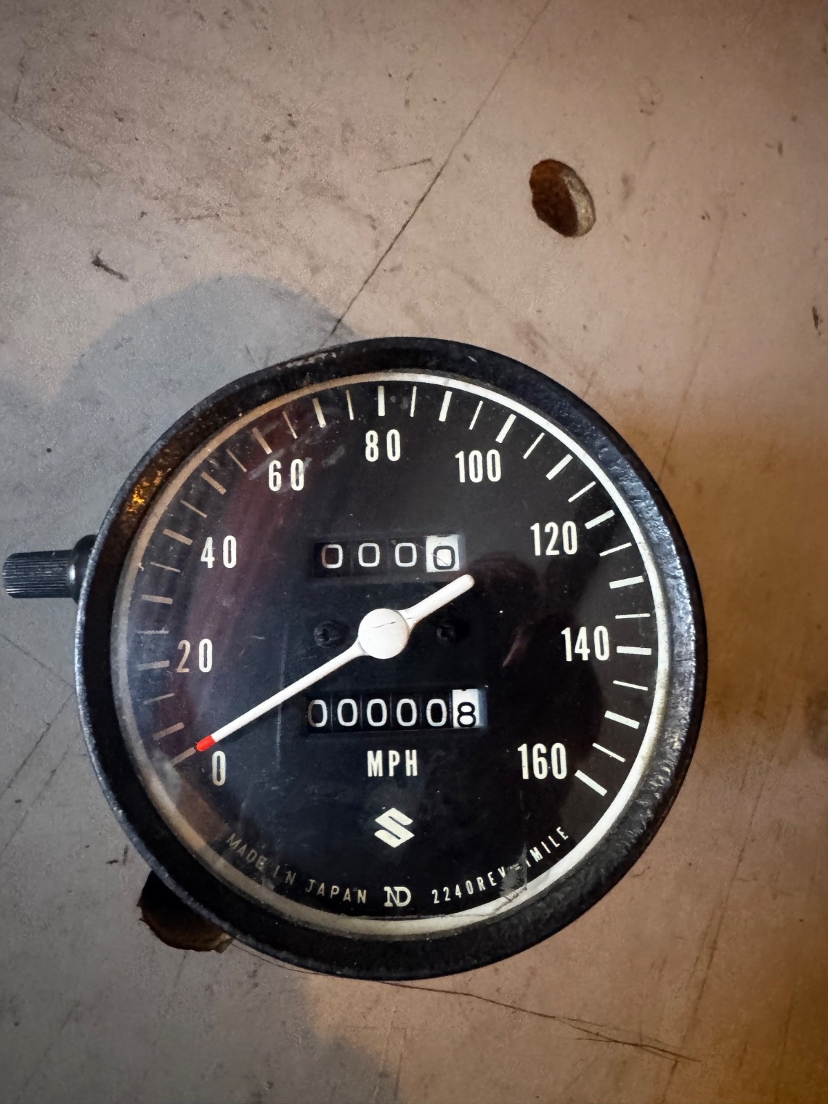Suzuki NOS GT750 Le Mans 1974-1977 Speedometer 34101-31632, 34101-31634 Suzuki NOS GT750 Le Mans 1974-1977 Speedometer 34101-31632, 34101-31634