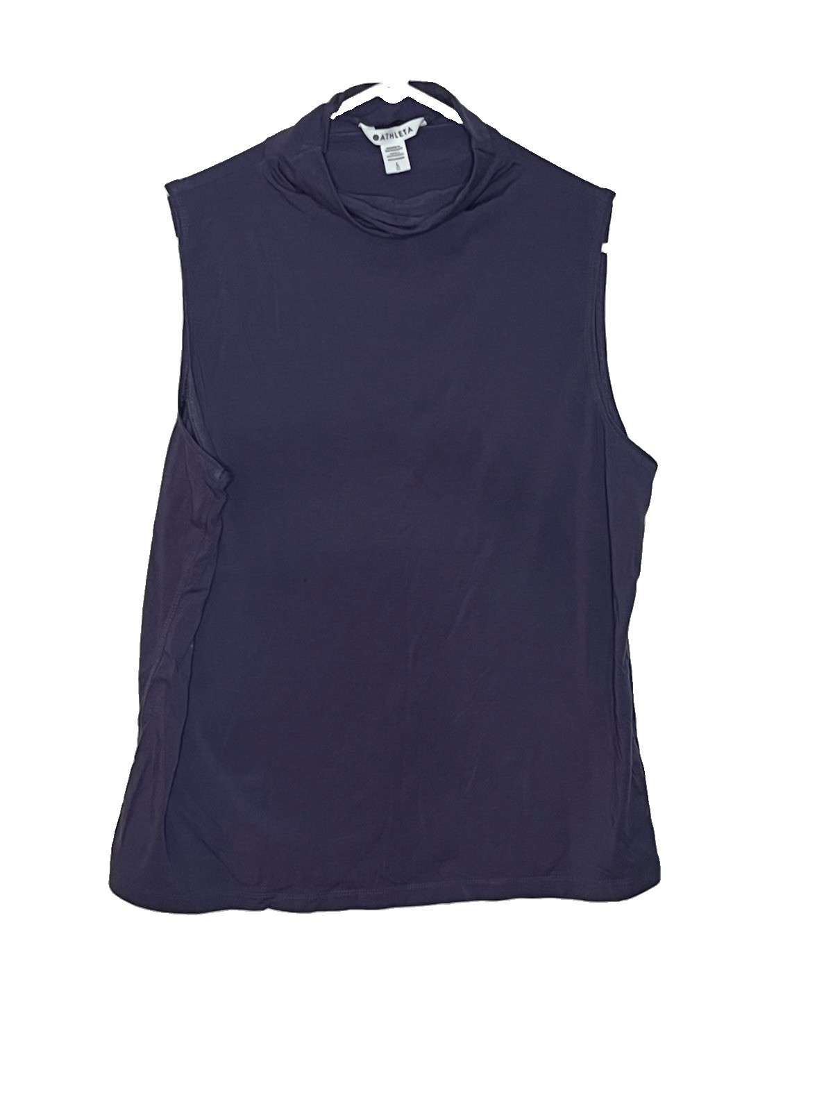 Athleta Outbound Tank Top Sleeveless Mock Neck Purple Sz. Large Yoga Athletics Athleta Outbound Tank Top Sleeveless Mock Neck Purple Sz. Large Yoga Athletics