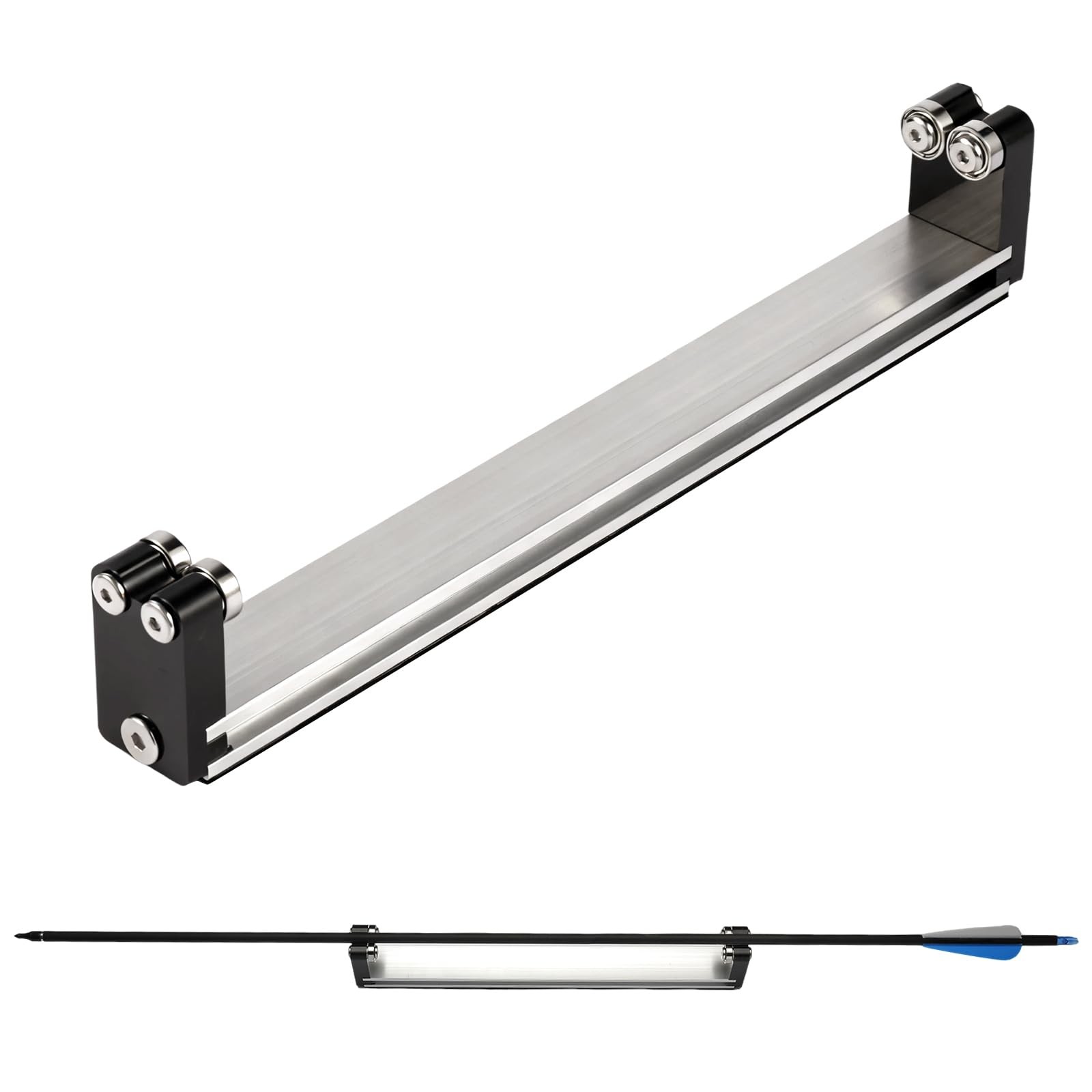 AFOLOREET Arrow Spinner Tester Arrow Squaring Device for Shaft Straightness, Van