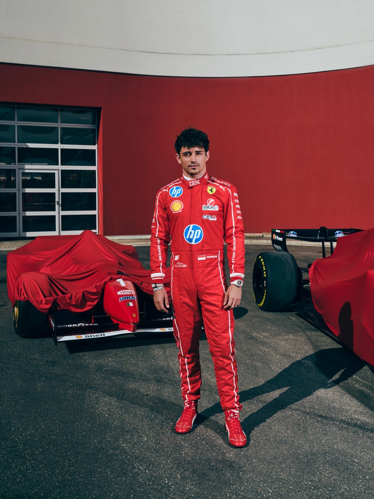 Monza Charles Leclerc Halloween Costume  Go Kart Racing suit  ,Racing Costume