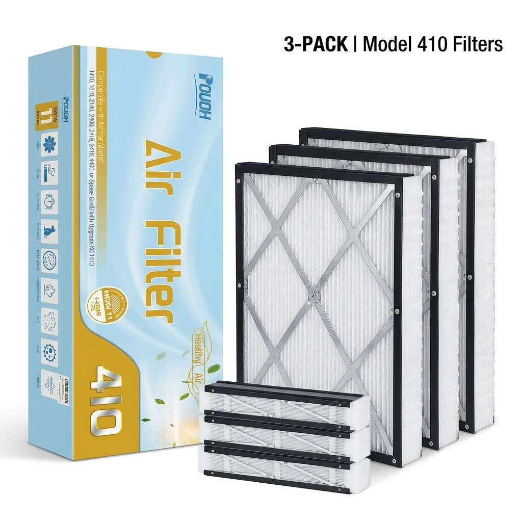 1-4pack Aprilaire 410 Filter Media Replacement for 1620 MERV 11 Furnace