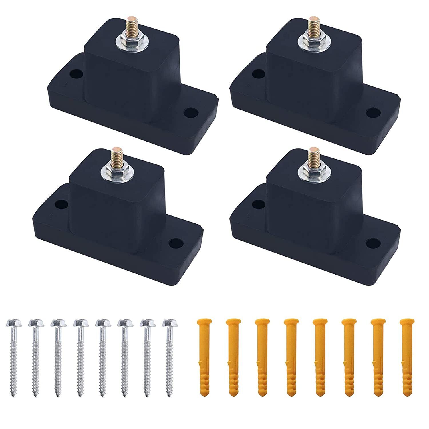 4 Pack Rubber Vibration Isolator Mounting Bracket, for Outdoor Air  Conditioner