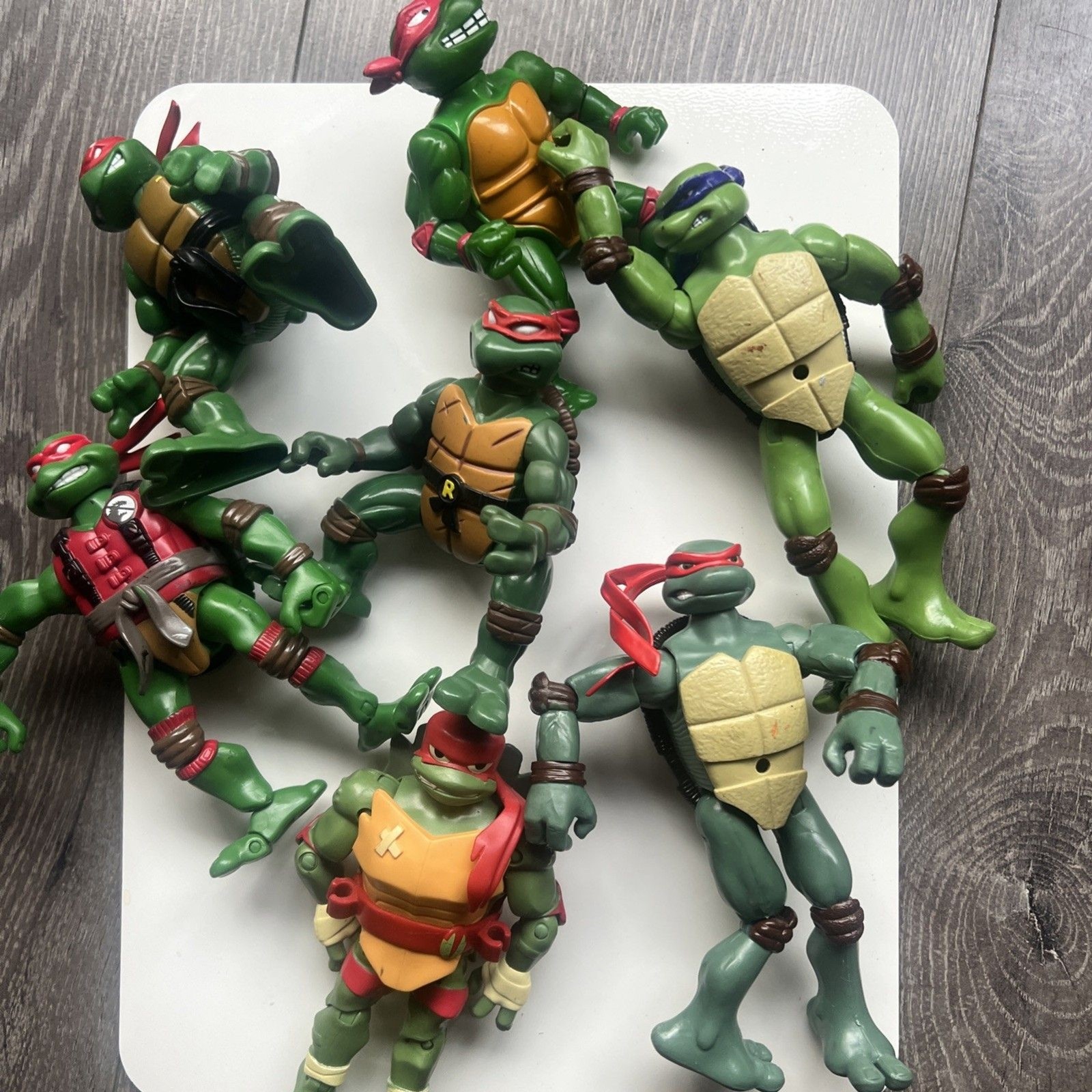 Various TMNT Action Figures 7 Total Teenage Mutant Ninja Various TMNT Action Figures 7 Total Teenage Mutant Ninja