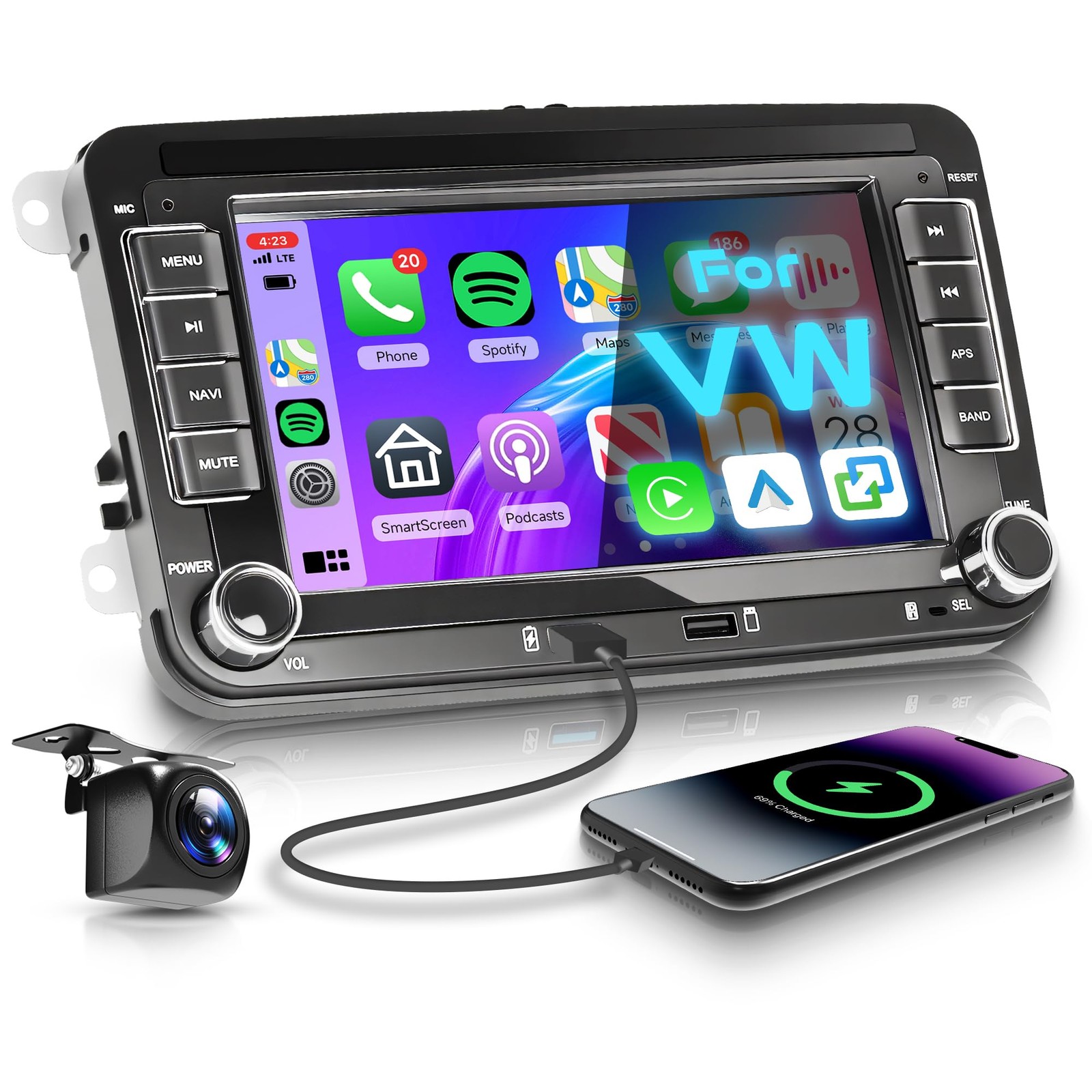 Rimoody 2G64G Android Car Stereo For Vw Seat Golf Passat Jetta Beetle Tiguan