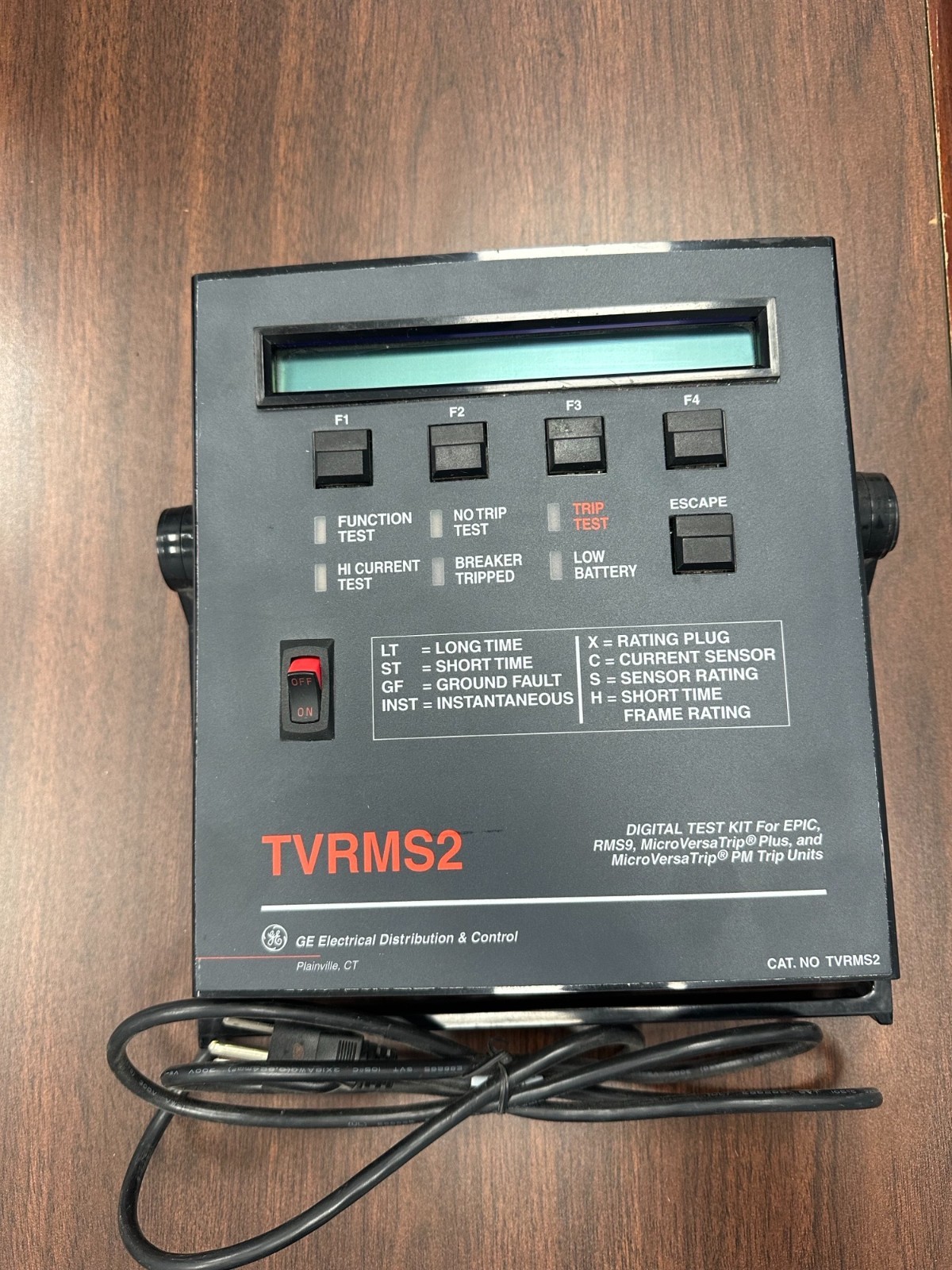 GE TVRMS2 - Digital Test Kit GE TVRMS2 - Digital Test Kit