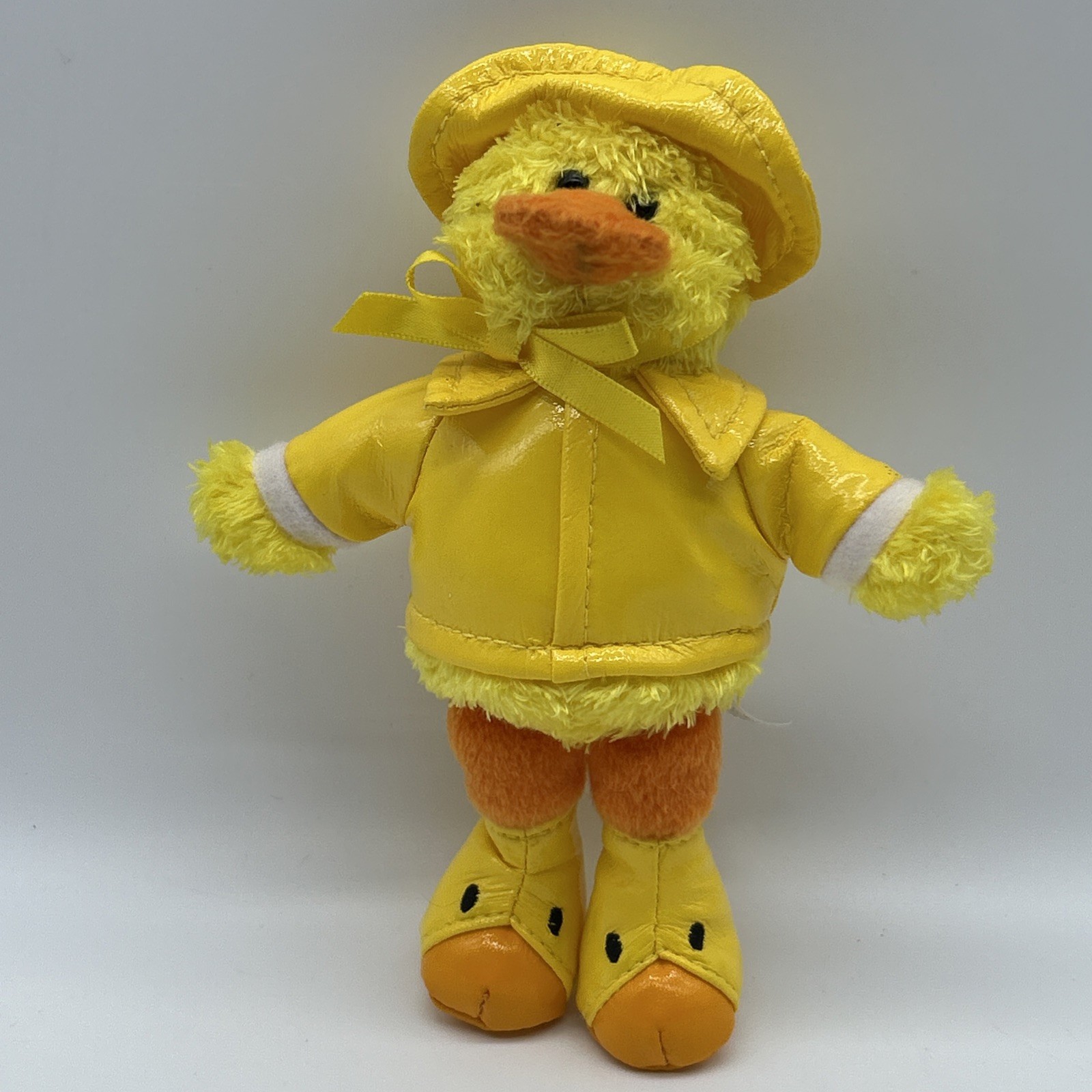 Gund Quacklin Quacks Plush Stuffed Duck In Rain Gear, 5.5” Tall Gund Quacklin Quacks Plush Stuffed Duck In Rain Gear, 5.5” Tall