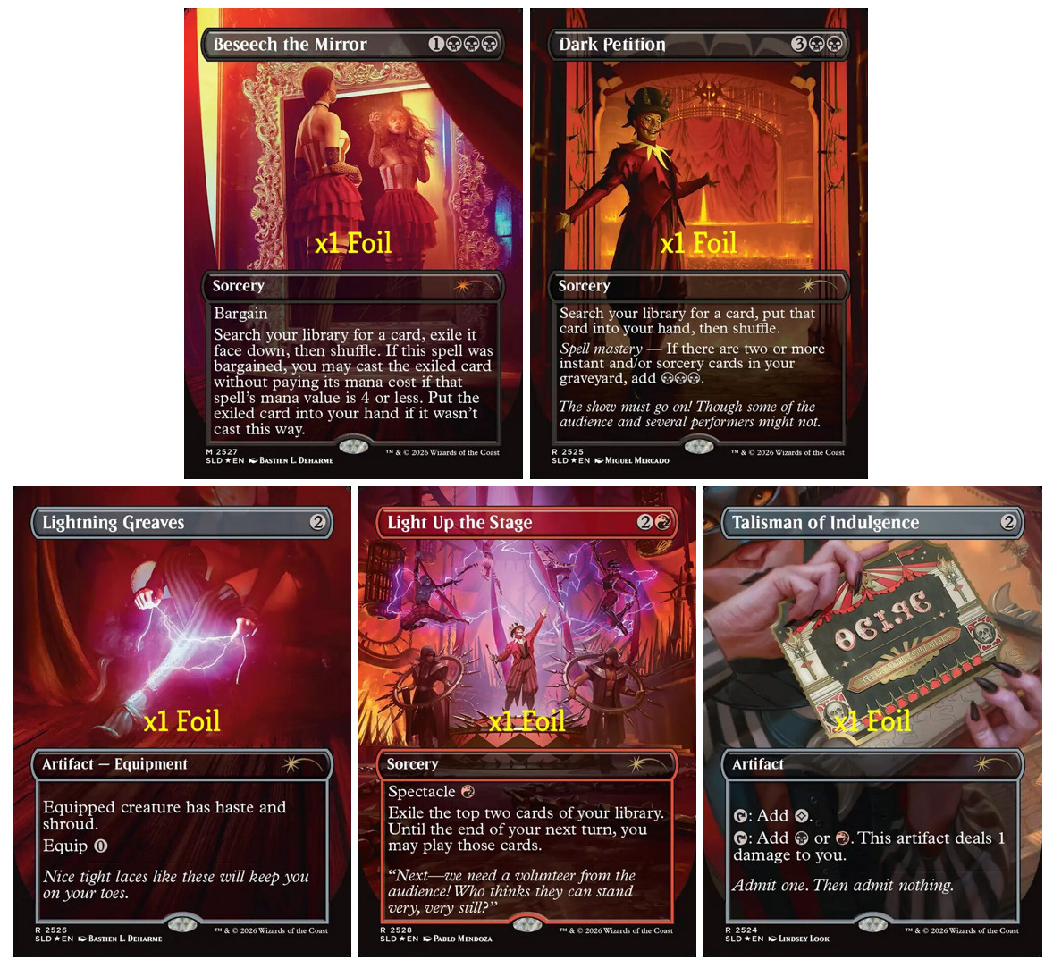 MTG Foil Secret Lair SLD Viva La Rakdos SEALED MTG Foil Secret Lair SLD Viva La Rakdos SEALED