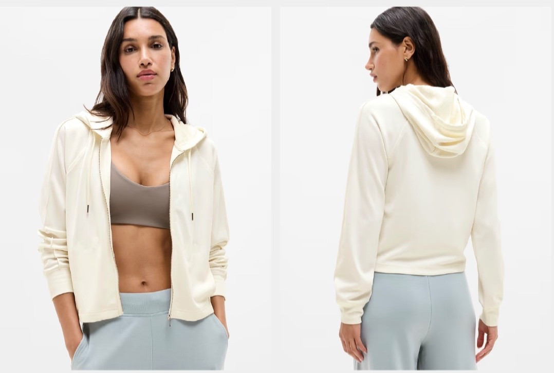 Athleta Seasoft Jacket in Pearl size Large NEW Athleta Seasoft Jacket in Pearl size Large NEW