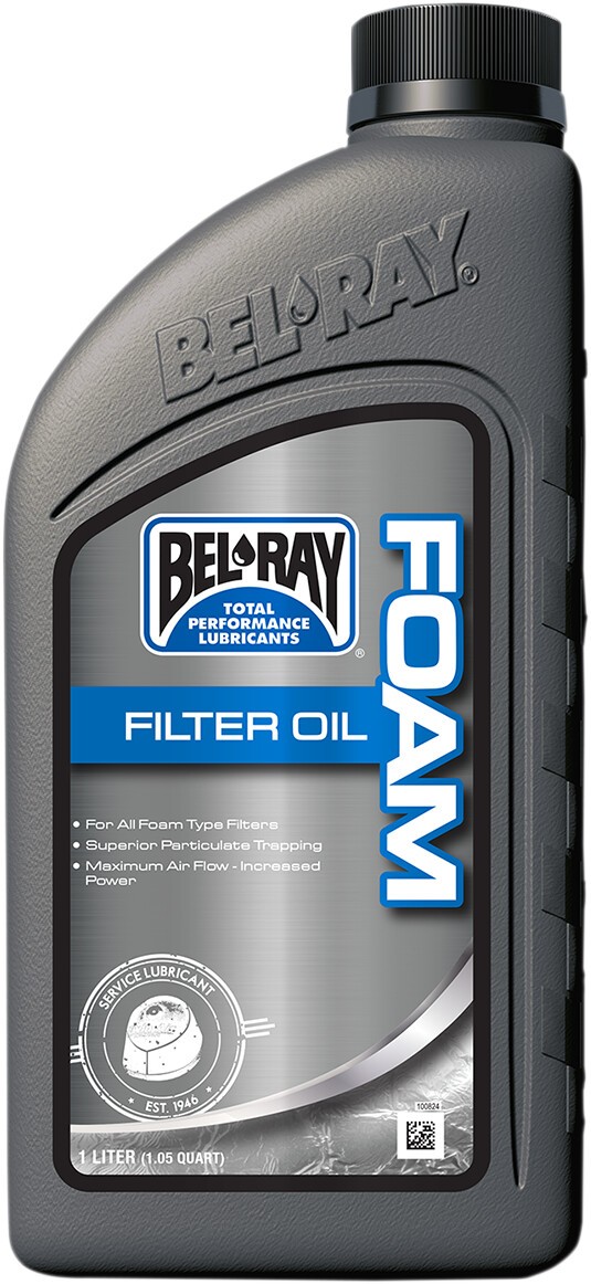 Bel-Ray Foam Filter Oil 1L Bottle - Street Off-Road ATV UTV Bel-Ray Foam Filter Oil 1L Bottle - Street Off-Road ATV UTV