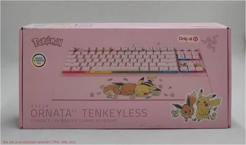 Razer Ornata V3 Tenkeyless -Pikachu Eevee Edition **BRAND NEW, OPEN BOX** Razer Ornata V3 Tenkeyless -Pikachu Eevee Edition **BRAND NEW, OPEN BOX**