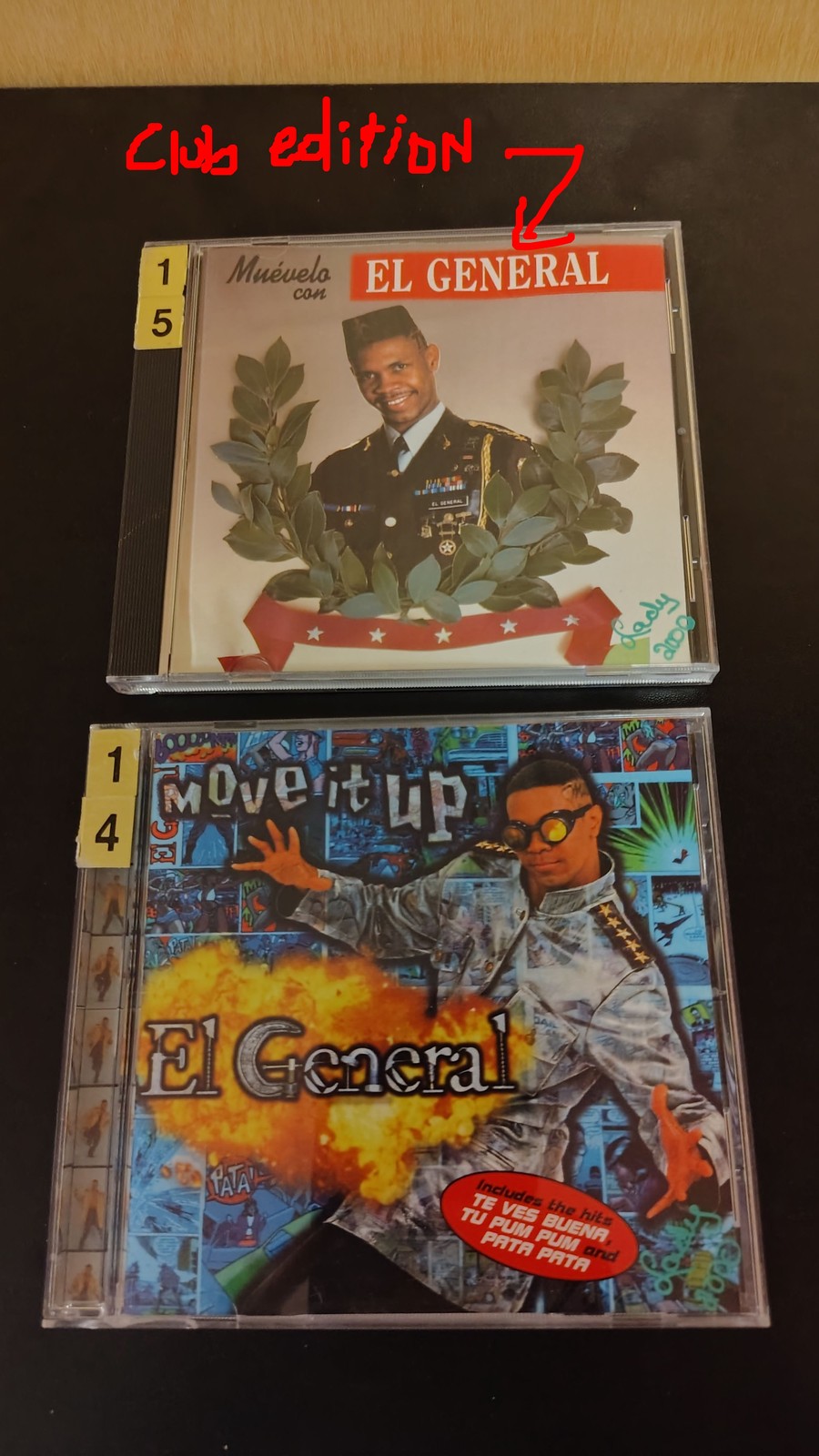El General 2 CD Lot Muevelo Con El General + Move It Up Latin Reggaeton