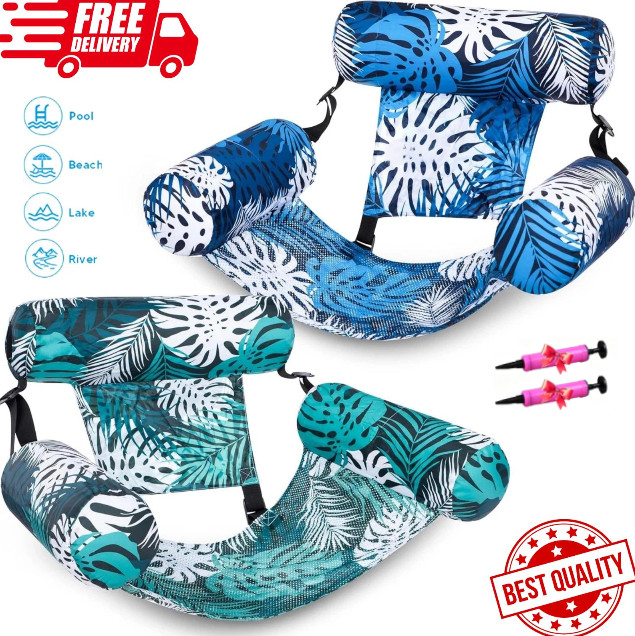 2 Packs Inflatable Pool Floats Adult,Floating Lounge Chairs,Blow up Pool Noodles 2 Packs Inflatable Pool Floats Adult,Floating Lounge Chairs,Blow up Pool Noodles