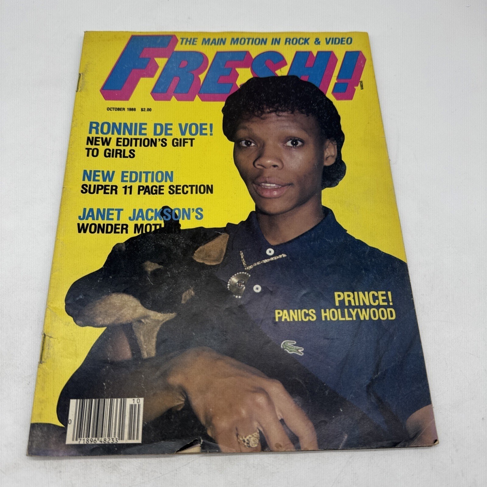 Vintage Fresh Magazine Oct 1986 Malcolm Jamaal Warner Boogie Boys Prince Vanity