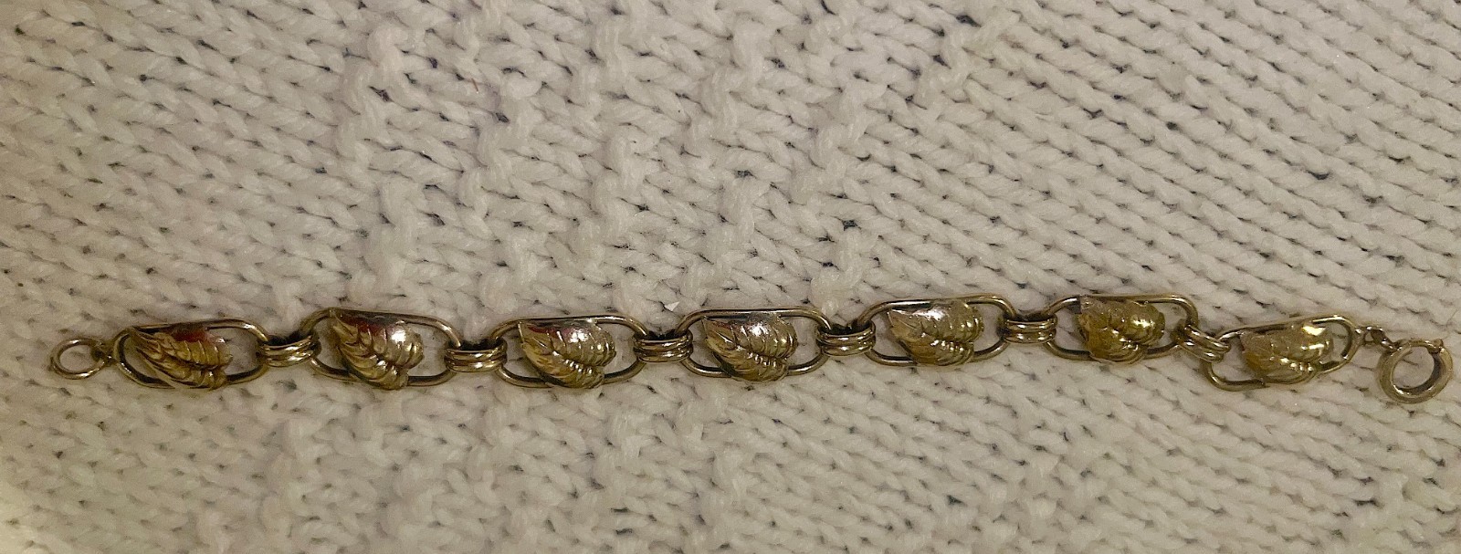 Danecraft(?) Vintage Leaf Bracelet