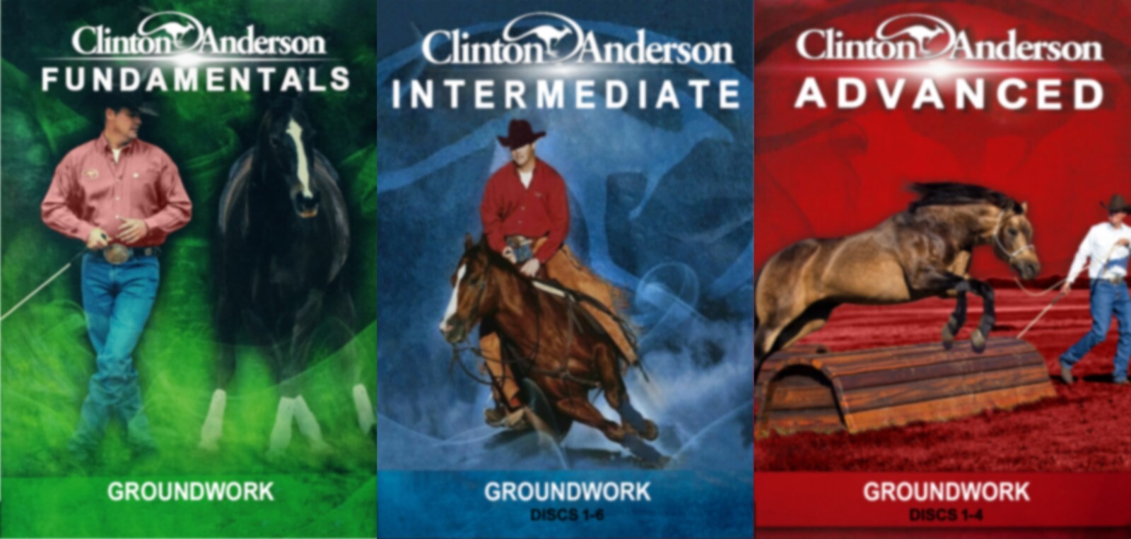 Clinton Anderson Fundamentals Intermediate Advanced Horse Riding complete set Clinton Anderson Fundamentals Intermediate Advanced Horse Riding complete set