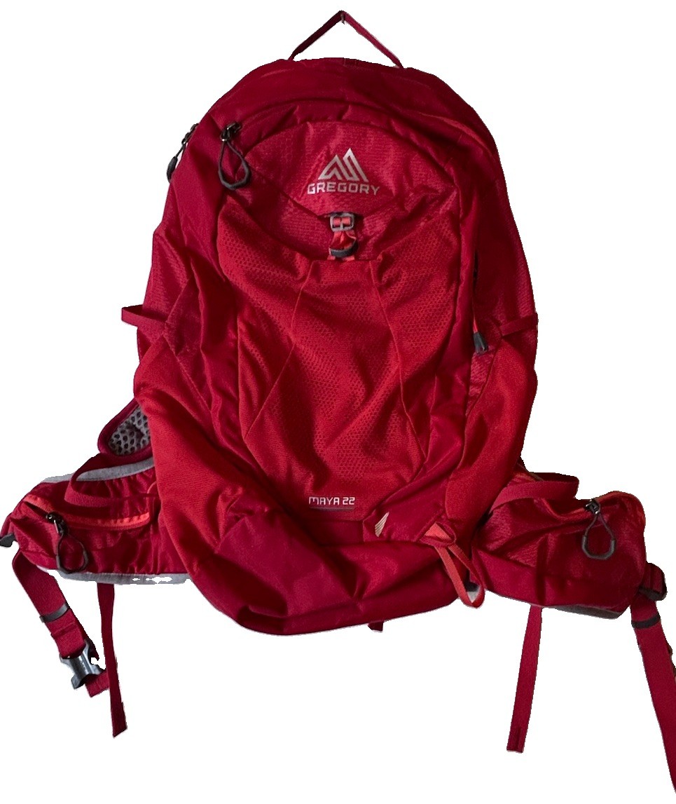 Gregory Maya 22 Women’s Hiking Backpack Red Hydration Daypack Ventilated 