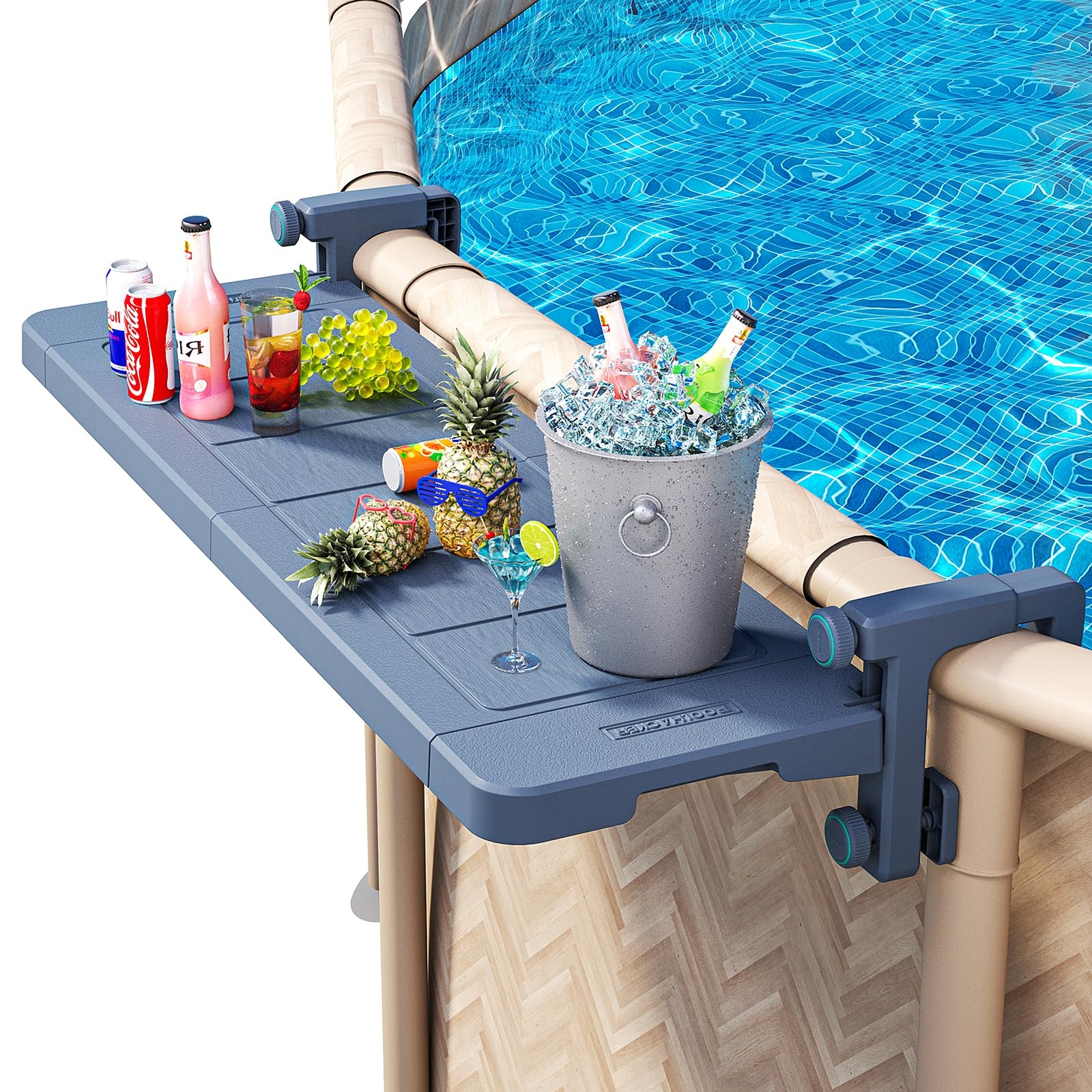 Poolside Bar, Swim Up Bar Exclusively for Above-Ground Round Pools. Patio Poolsi
