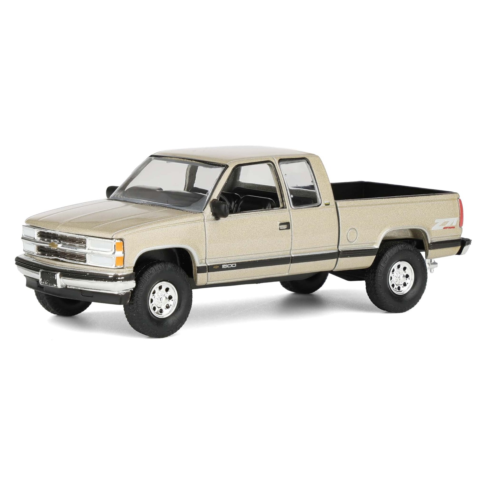 1/64 Lifted 1998 Chevrolet Silverado 1500 Extended Cab Pickup Truck, 51585-D