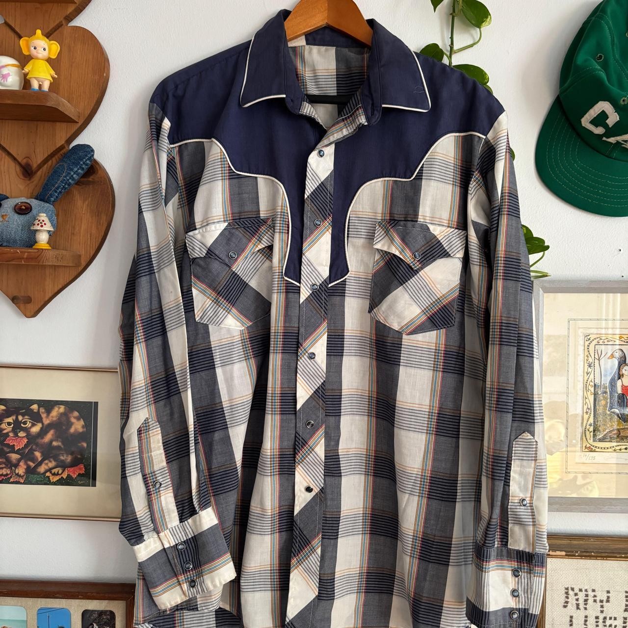Western Plaid Shirt Made in USA Western Plaid Shirt Made in USA