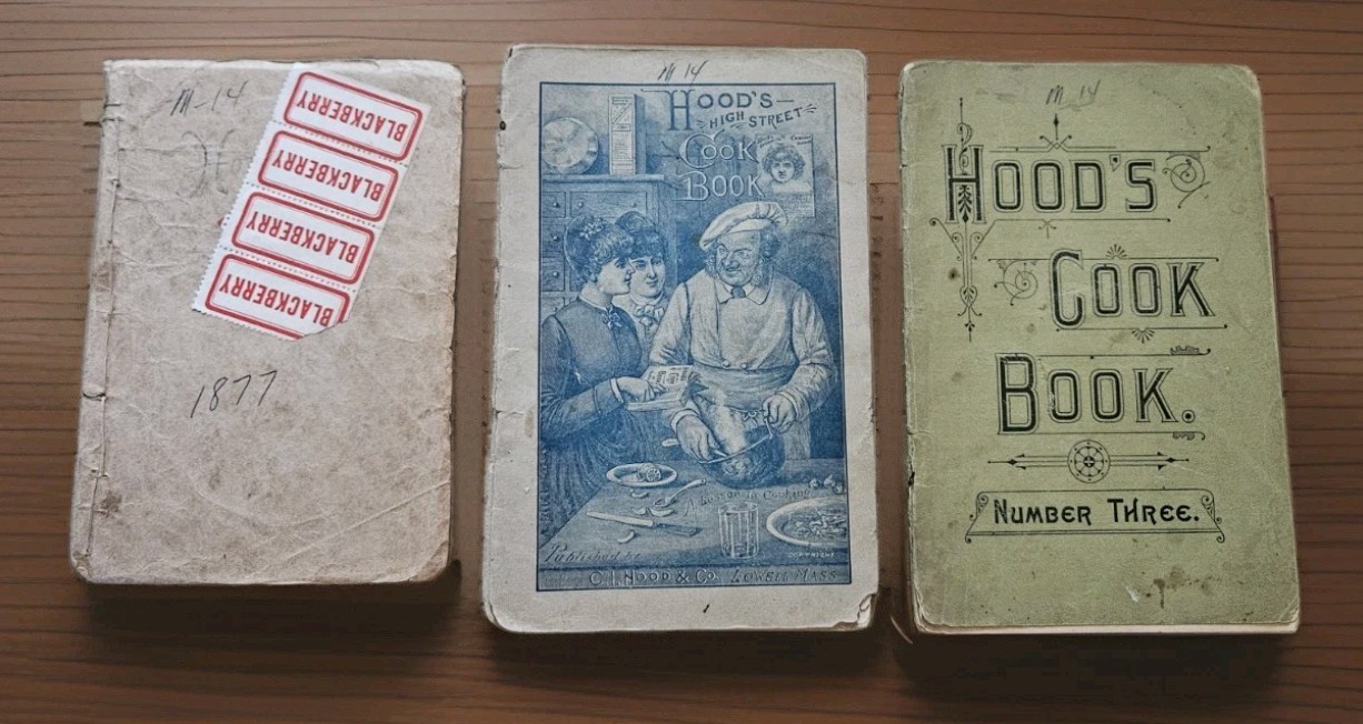 Antique Lot 3: Hood\'s Cook Book Collection (1877 - 1886) Rare Recipe Books Antique Lot 3: Hood\'s Cook Book Collection (1877 - 1886) Rare Recipe Books
