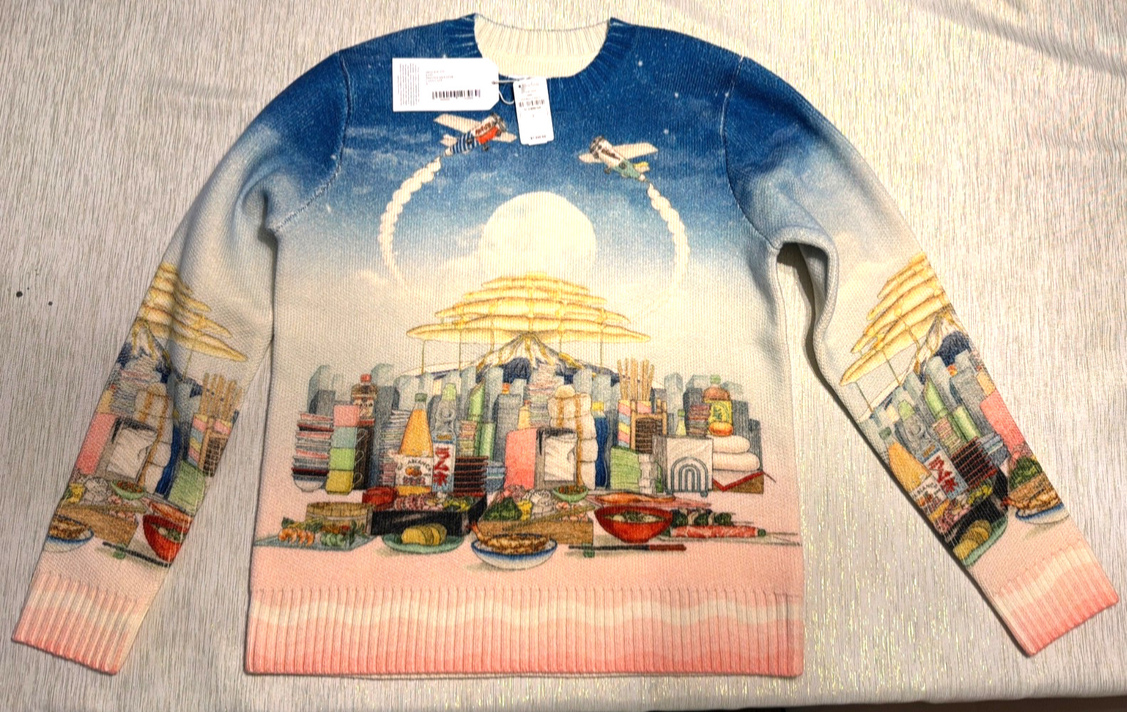 New Casablanca Casa Cafe Wool Cashmere Sweater Sz S $1240 MSRP SOLD OUT New Casablanca Casa Cafe Wool Cashmere Sweater Sz S $1240 MSRP SOLD OUT
