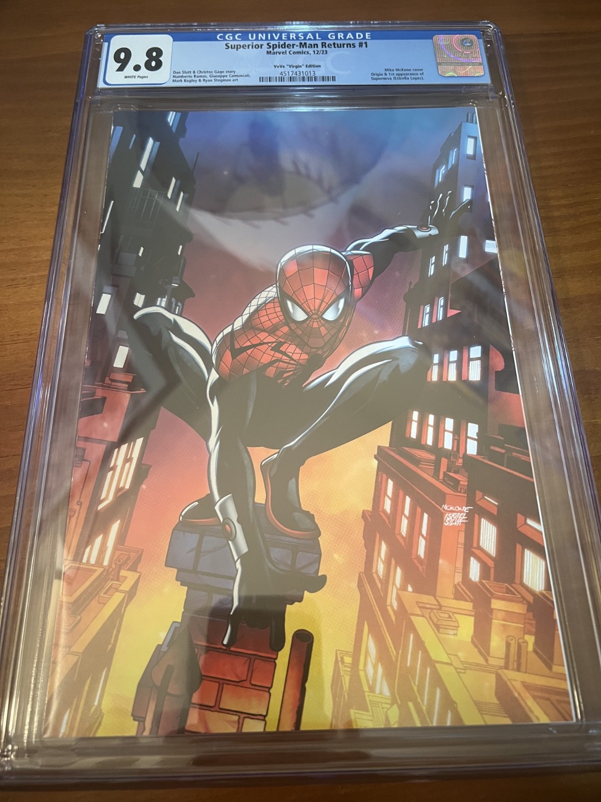 Superior Spider-Man Returns #1 NYCC 2023 VIRGIN VARIANT - VE-VE - CGC 9.8 Superior Spider-Man Returns #1 NYCC 2023 VIRGIN VARIANT - VE-VE - CGC 9.8