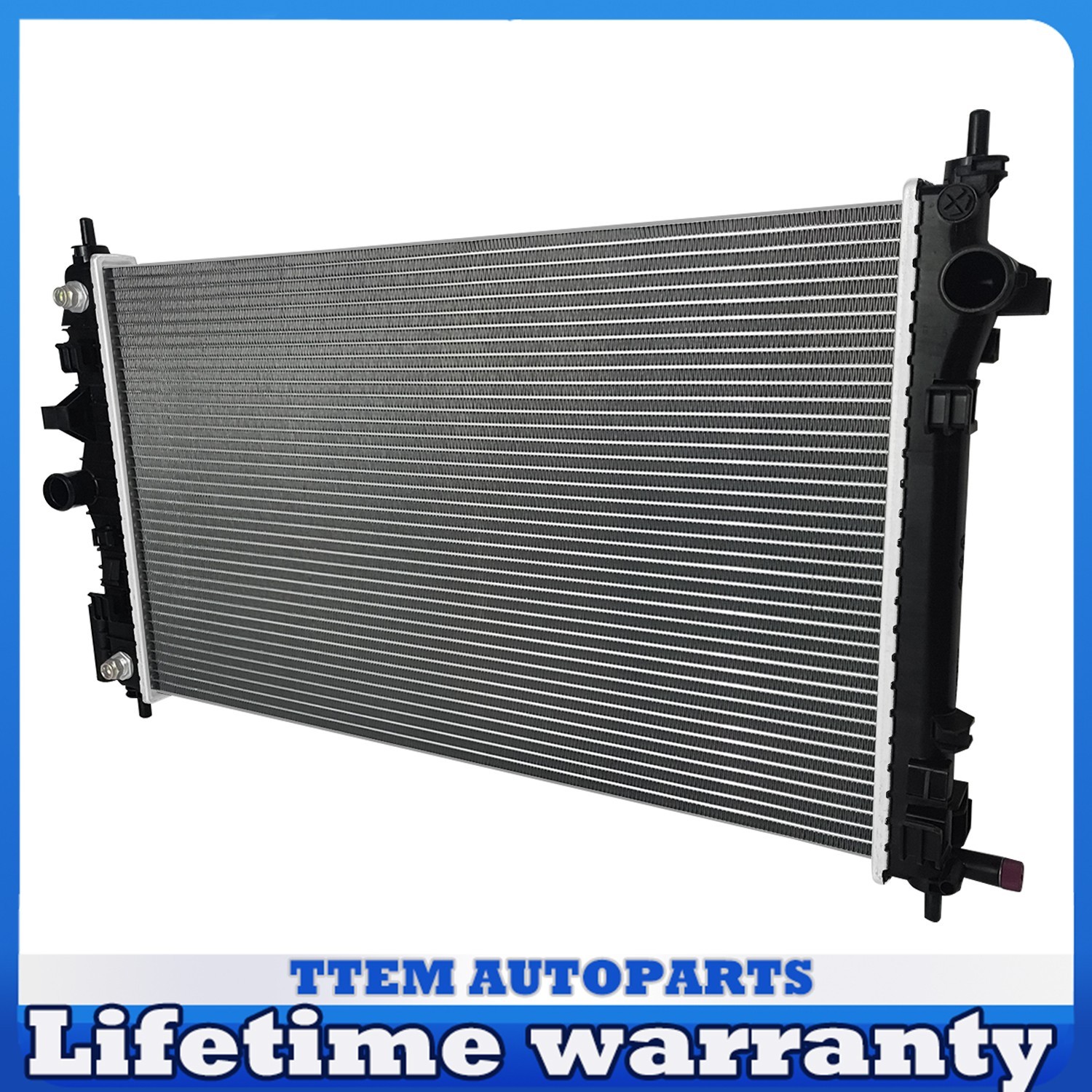 13217 Aluminum Core Radiator For 2011-2013 Buick Regal 2011 Saab 9-5 2.0L L4