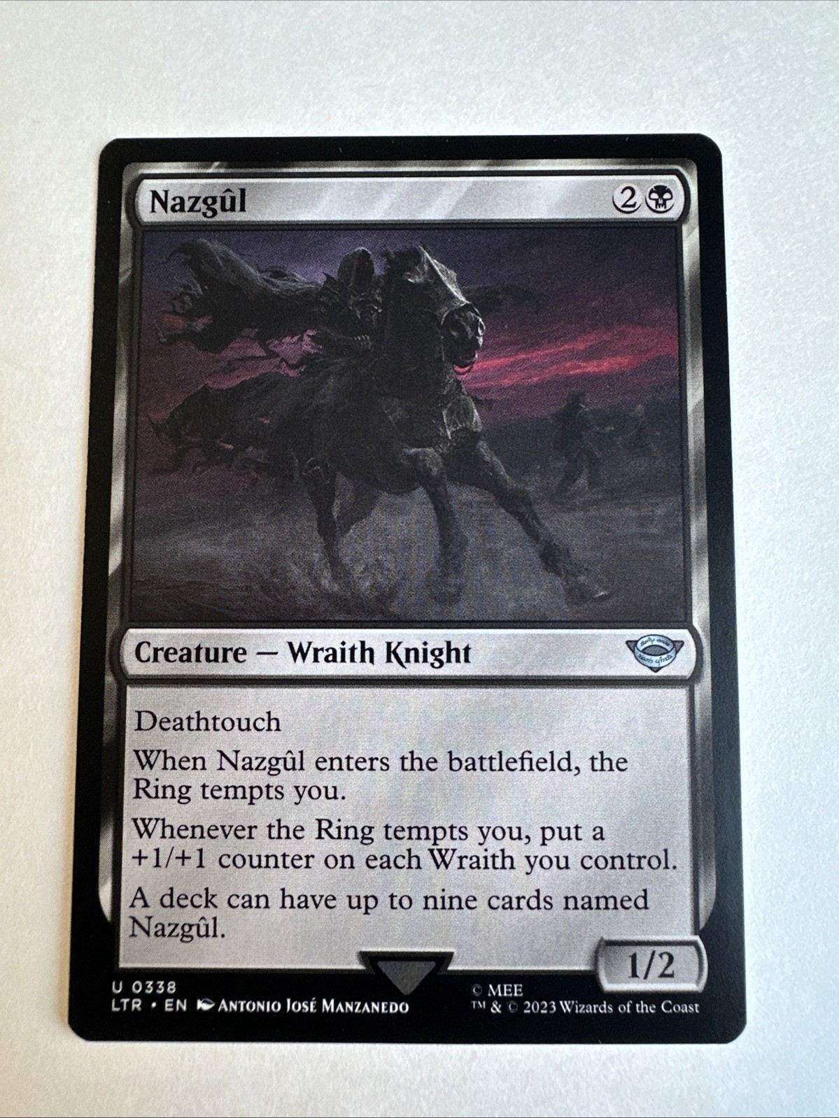 MTG Nazgul (0338) Universes Beyond: the Lord of the Rings MTG Nazgul (0338) Universes Beyond: the Lord of the Rings