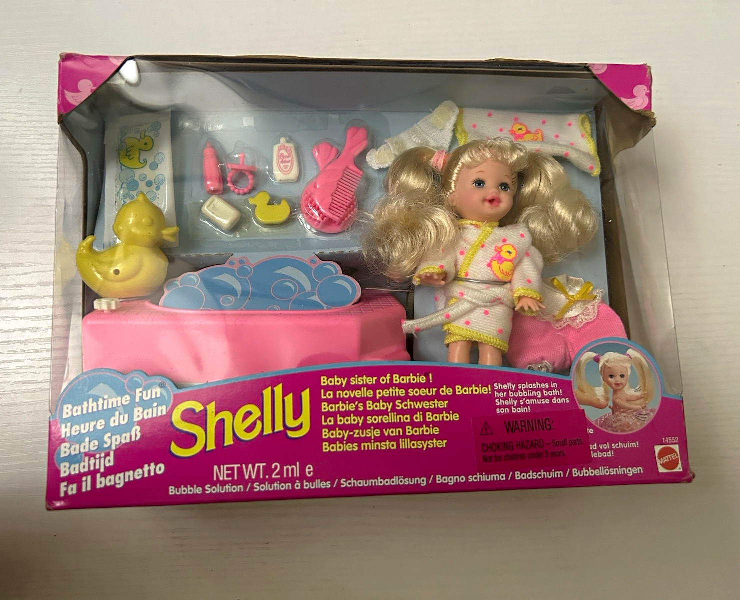 Mattel Barbie Shelly Bathtime Fun Doll Playset w/ Accessories MPN 14552 Mattel Barbie Shelly Bathtime Fun Doll Playset w/ Accessories MPN 14552