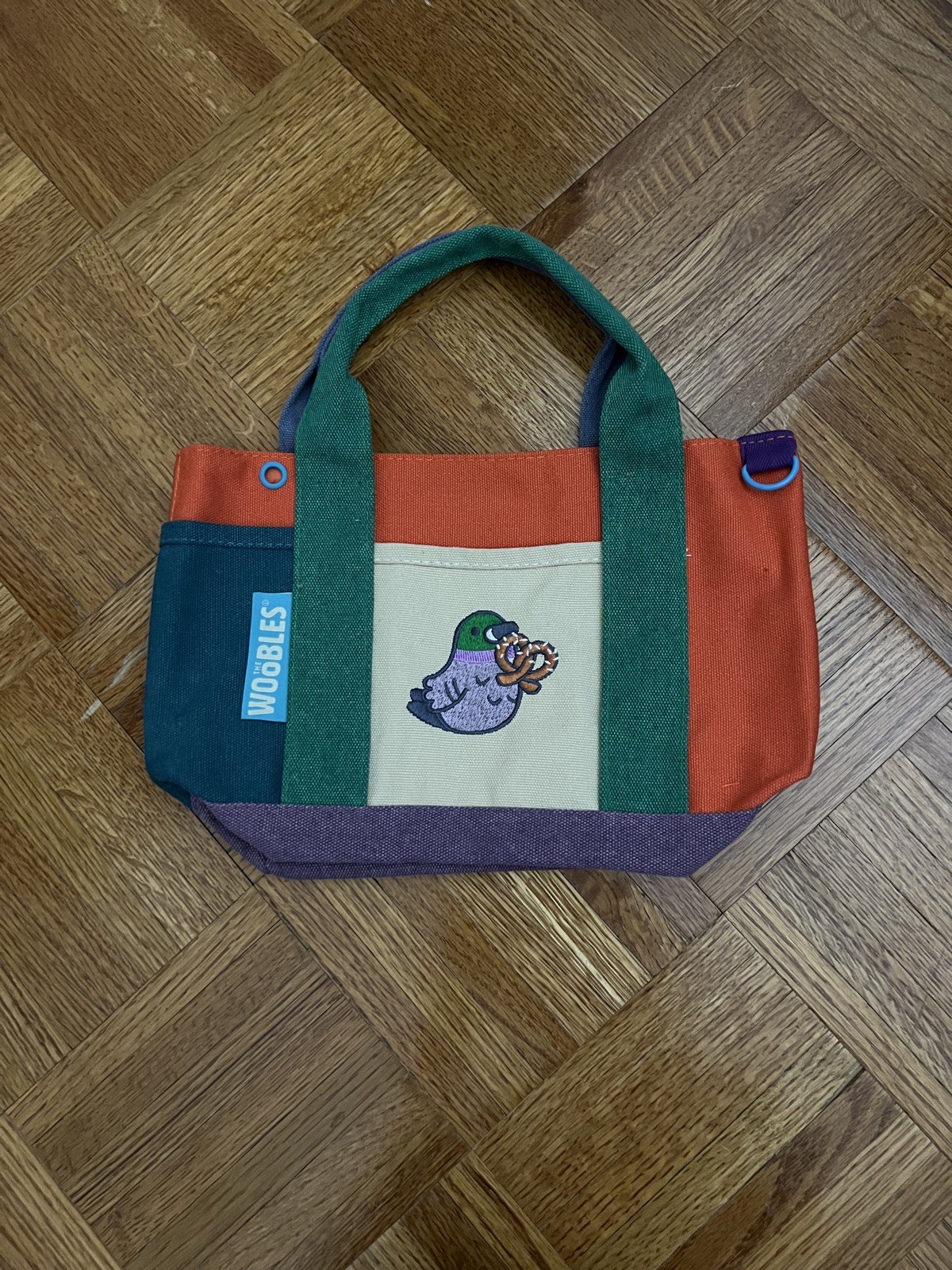 The Woobles NYC Pop Up Tote Martha Pigeon Limited Mini Tote The Woobles NYC Pop Up Tote Martha Pigeon Limited Mini Tote