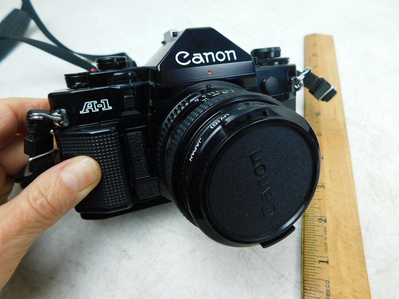 Canon A-1 35mm Film Camera w 50mm Lens Vintage Photography Canon A-1 35mm Film Camera w 50mm Lens Vintage Photography