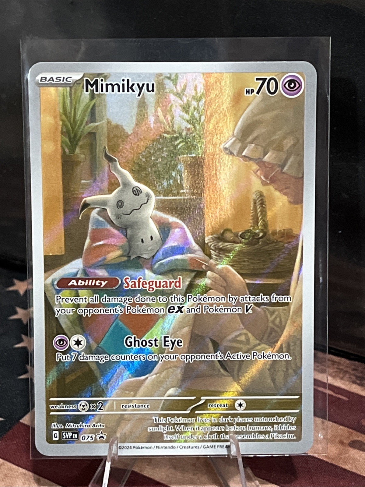 Mimikyu 075 Sv: Scarlet & Violet Promo Cards Holo Mimikyu 075 Sv: Scarlet & Violet Promo Cards Holo