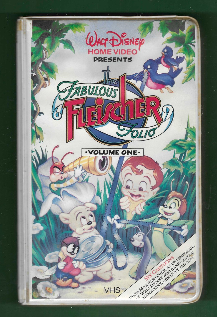 FABULOUS FLEISCHER FOLIO Volume 1 (Walt Disney Home Video) BIG Box clamshell vhs