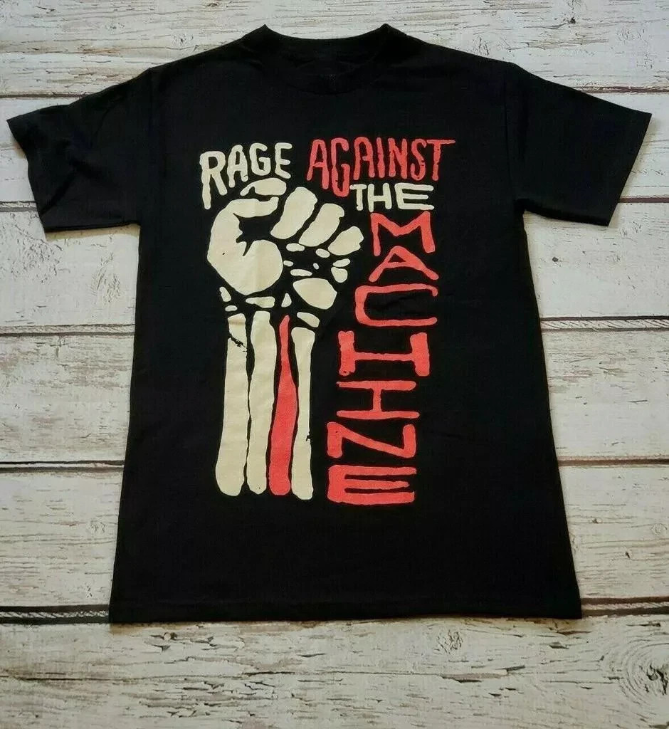 Rage Against The Machine Band Hand Up T Shirt Full Size S-5XL