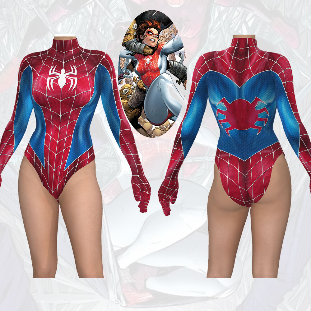 Spider-Man Bodysuit Spider Women Cosplay Swimsuit Adult and kids Spider-Man Bodysuit Spider Women Cosplay Swimsuit Adult and kids