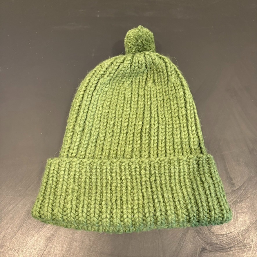 Karakoram Accessories 100% Alpaca Beanie Green Chunky Knit Pom Pom Karakoram Accessories 100% Alpaca Beanie Green Chunky Knit Pom Pom