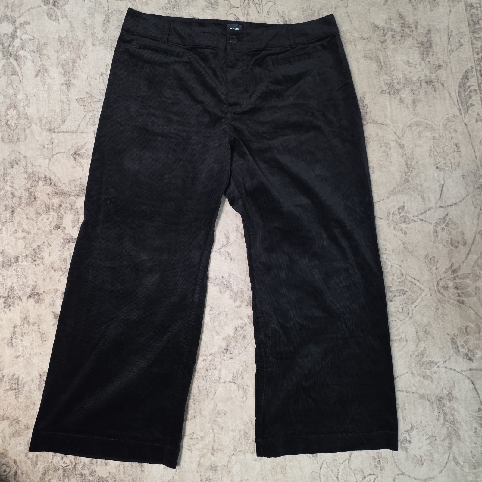 Maeve by Anthropologie The Colette Black Corduroy Wide Leg Pants Size 24w Maeve by Anthropologie The Colette Black Corduroy Wide Leg Pants Size 24w