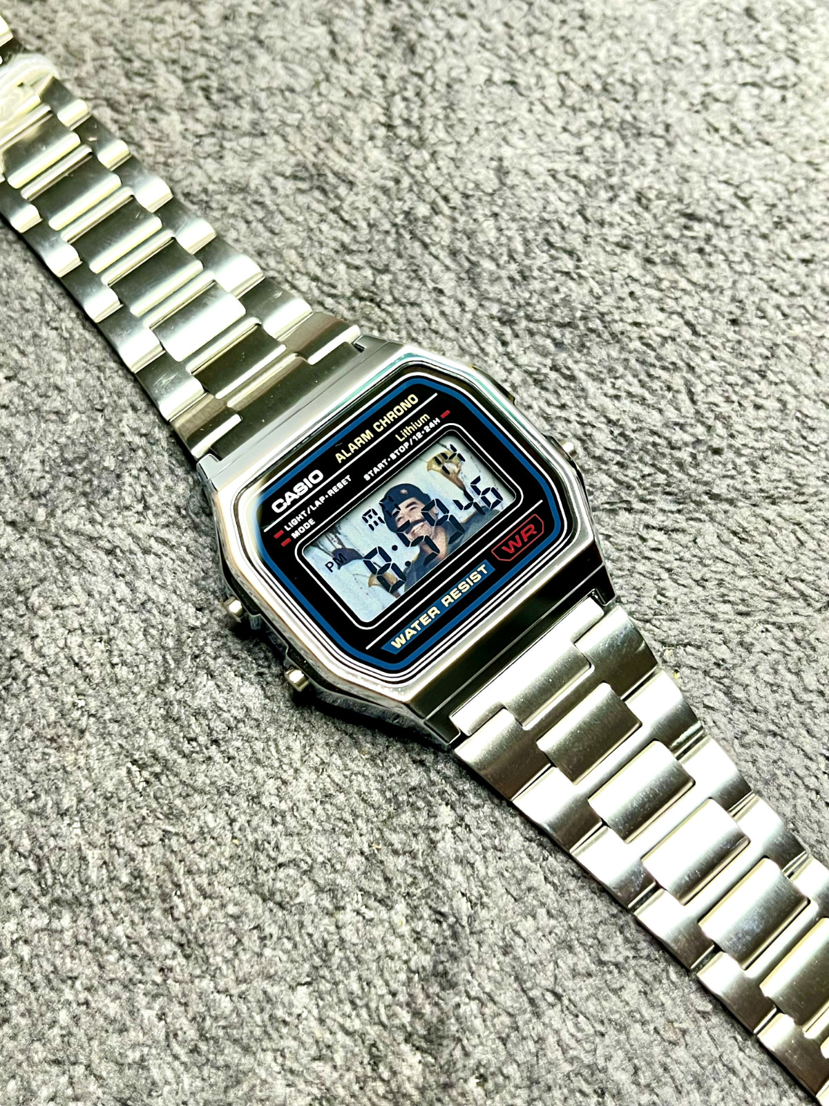Casio A158 - “Saddam Hussein” - Single Paper Crafted Watch Mod