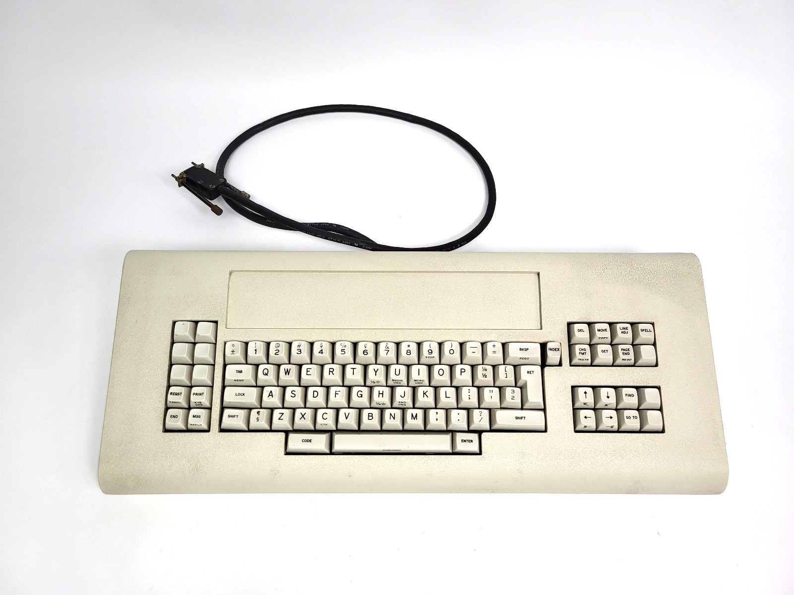 Vintage 1983 IBM 6580 Displaywriter Keyboard, Beam-Spring, 96-Key (2682678) Vintage 1983 IBM 6580 Displaywriter Keyboard, Beam-Spring, 96-Key (2682678)
