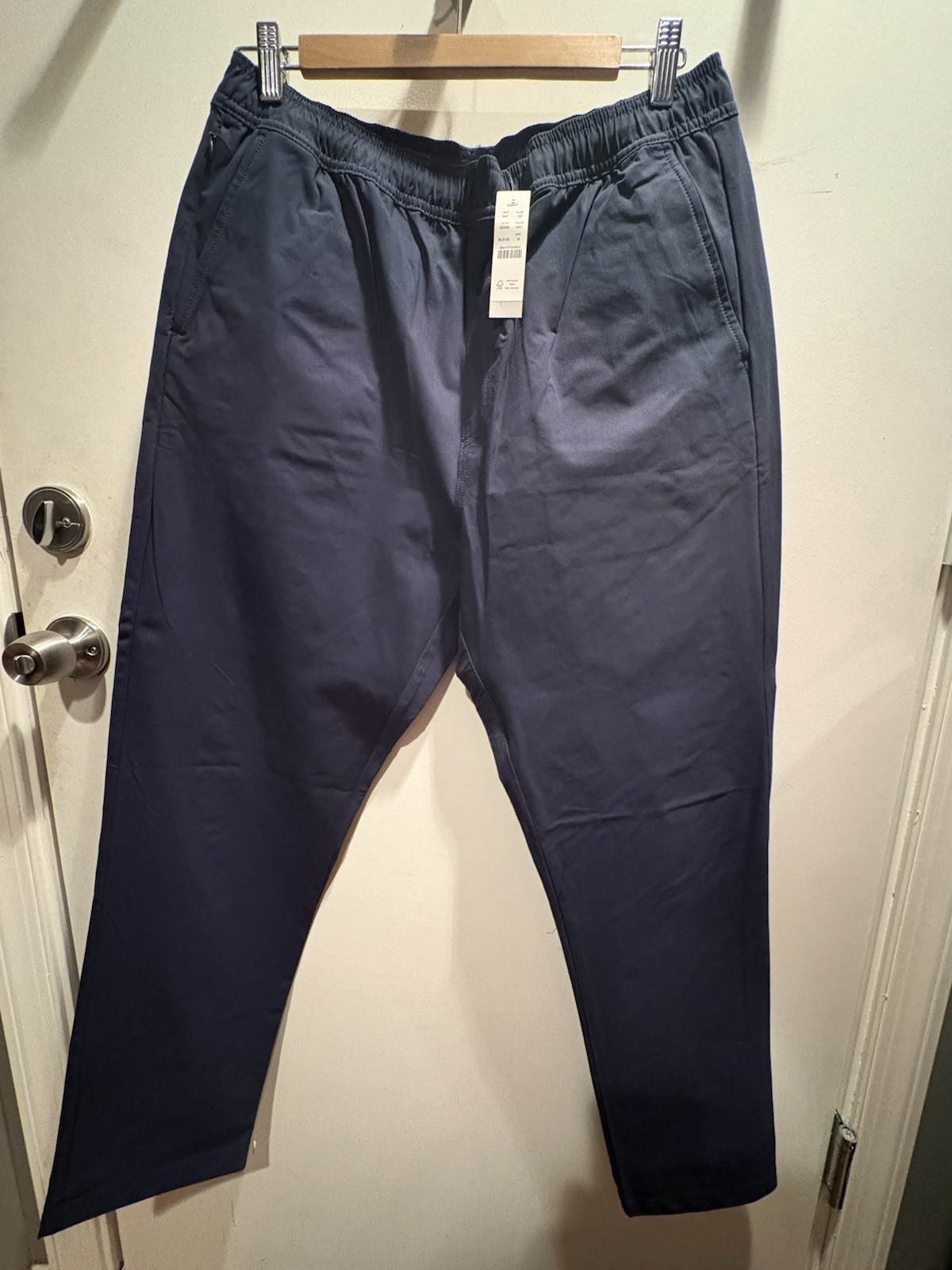 NWT J.Crew Pull-On Casual Pants / Joggers | Navy Blue | Men\'s Size Medium (M)