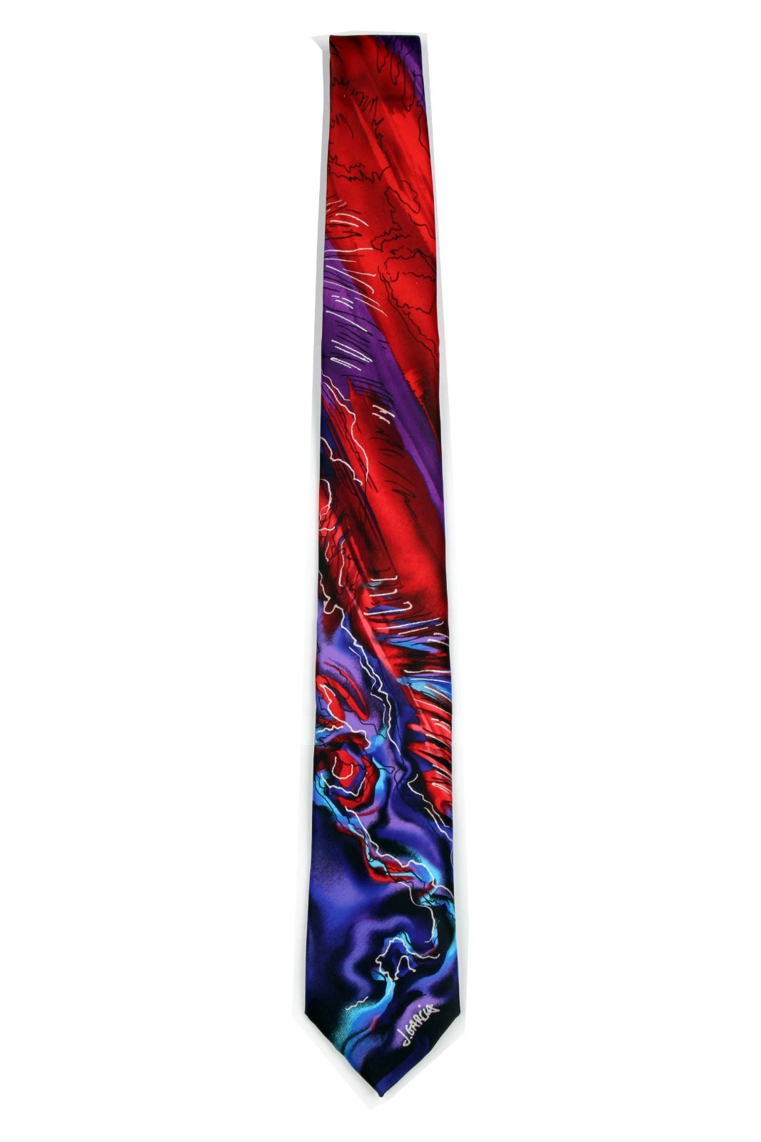Men\'s Jerry Garcia Grateful Dead Artist Designer Abstract Necktie -   NWT