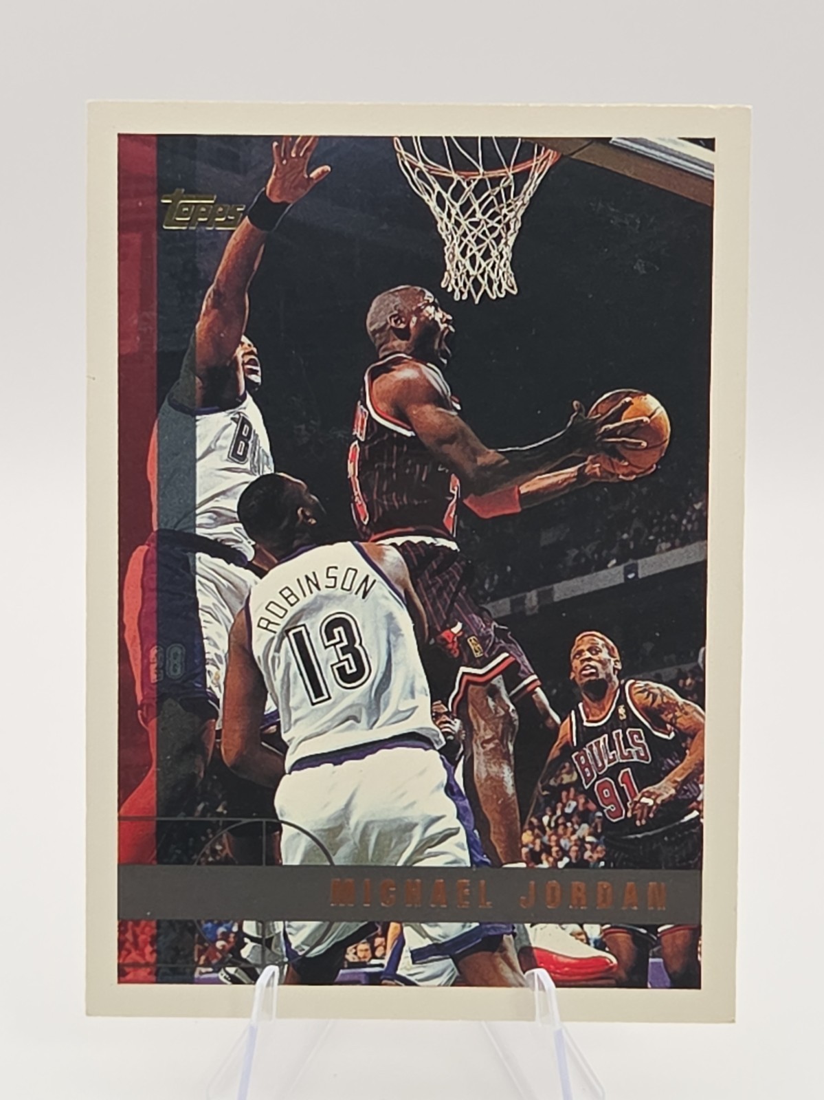 1997-98 Topps #123 Michael Jordan 1997-98 Topps #123 Michael Jordan