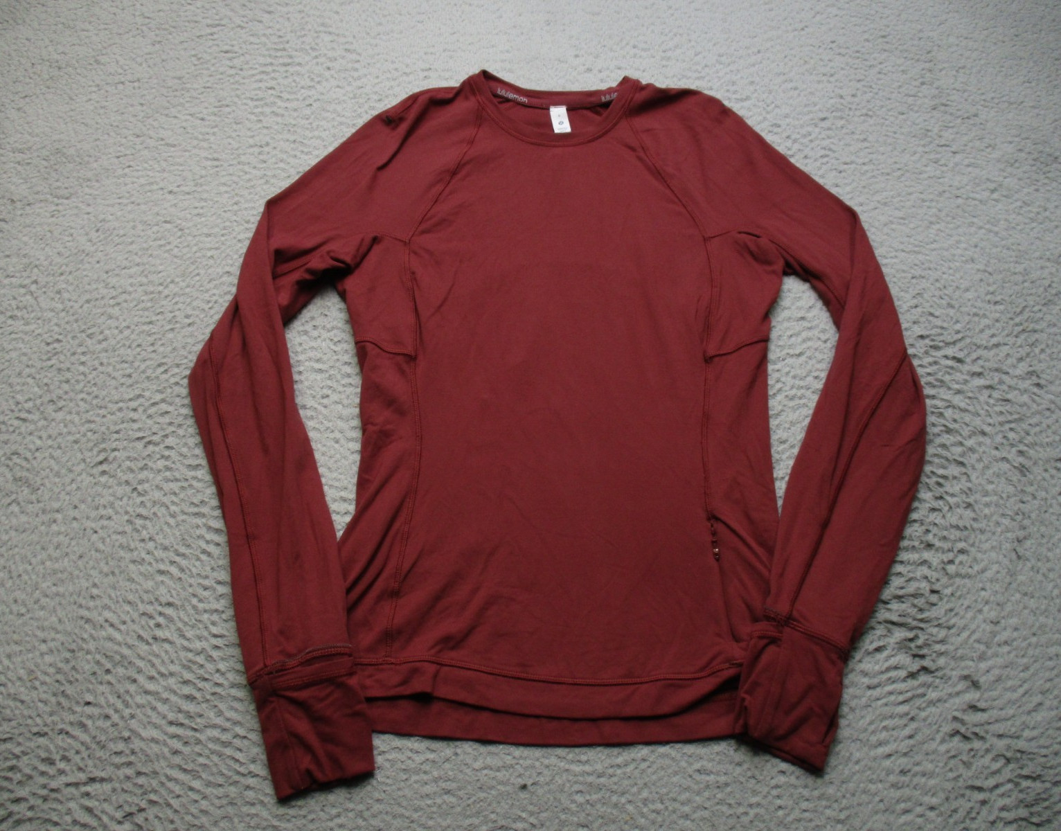 Lululemon Its Rulu Run Long Sleeve Shirt Womens 6 Red Running Outdoor Lululemon Its Rulu Run Long Sleeve Shirt Womens 6 Red Running Outdoor