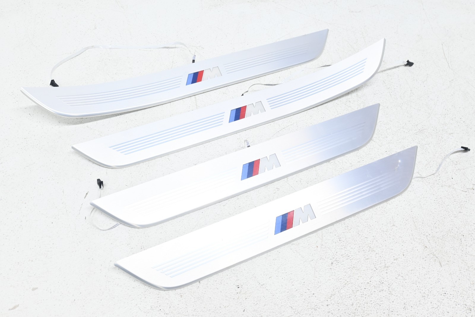 Front & Rear Door Sill Plate Insert Set of 4 OEM BMW G11 G12 740i 750i 2016-2022