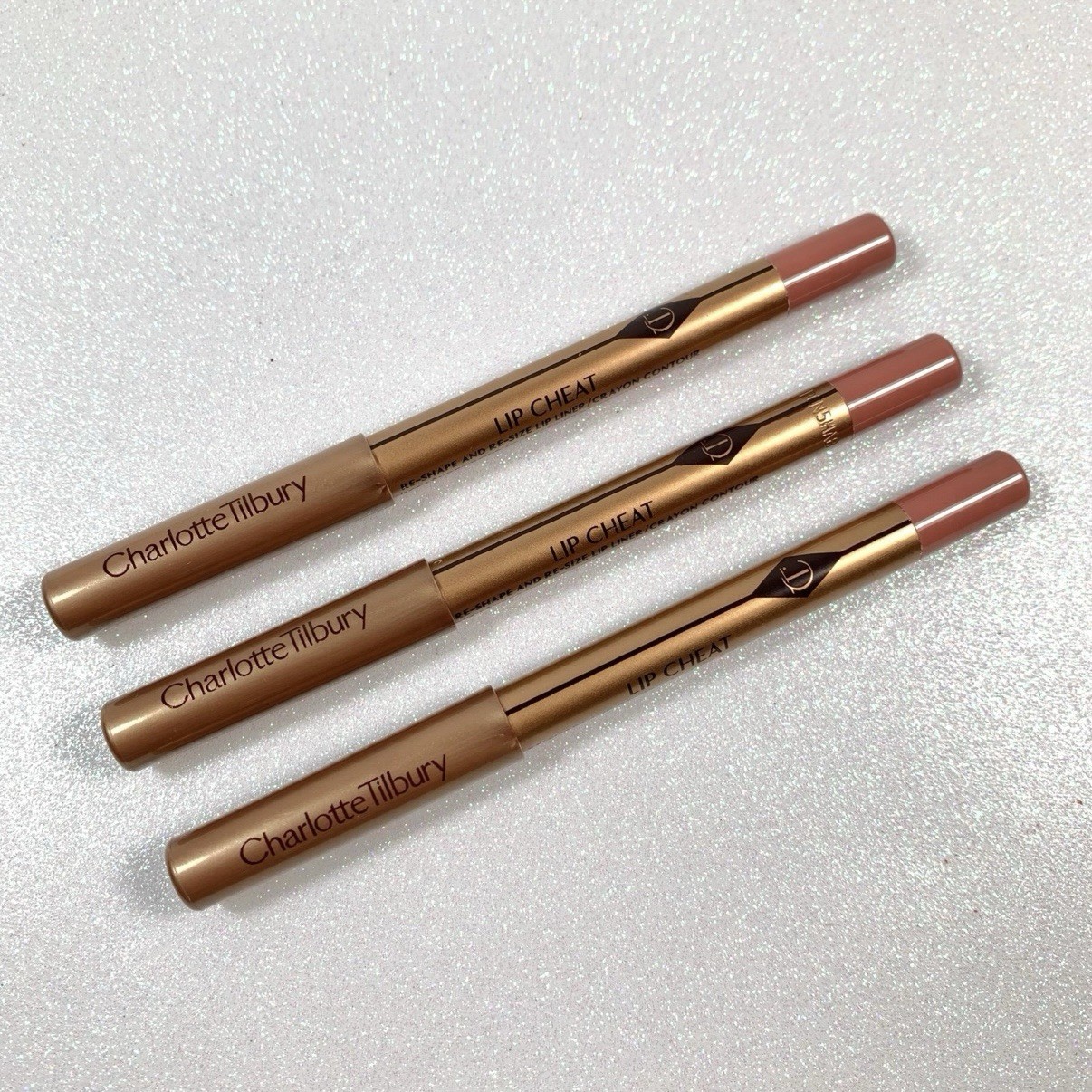 *LIMITED SALE* - BUNDLE OF 3 Charlotte Tilbury Lip Liner Pillow Talk TRAVEL SIZE