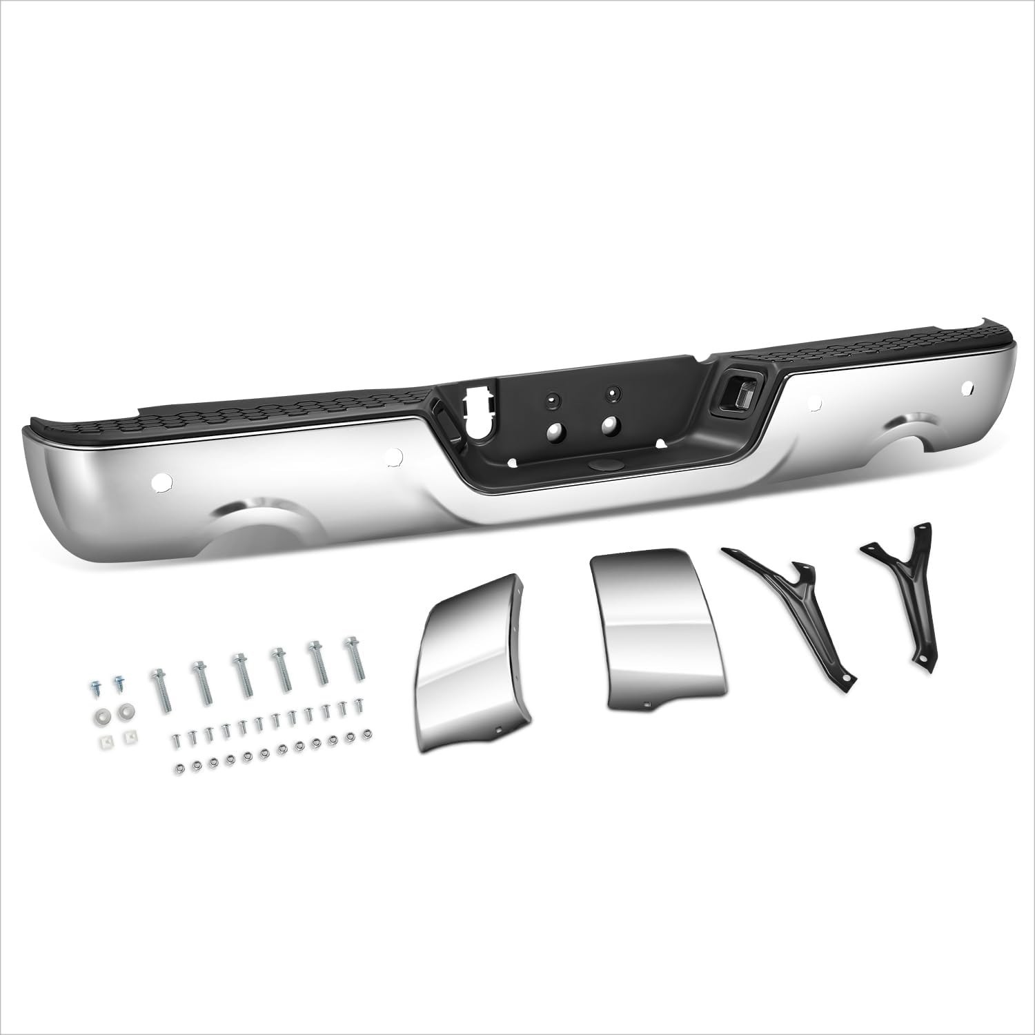 Rear Step Bumper Compatible with 2009-2018 Dodge Ram 1500 & 2019-2024 Ram 1500.. Rear Step Bumper Compatible with 2009-2018 Dodge Ram 1500 & 2019-2024 Ram 1500..