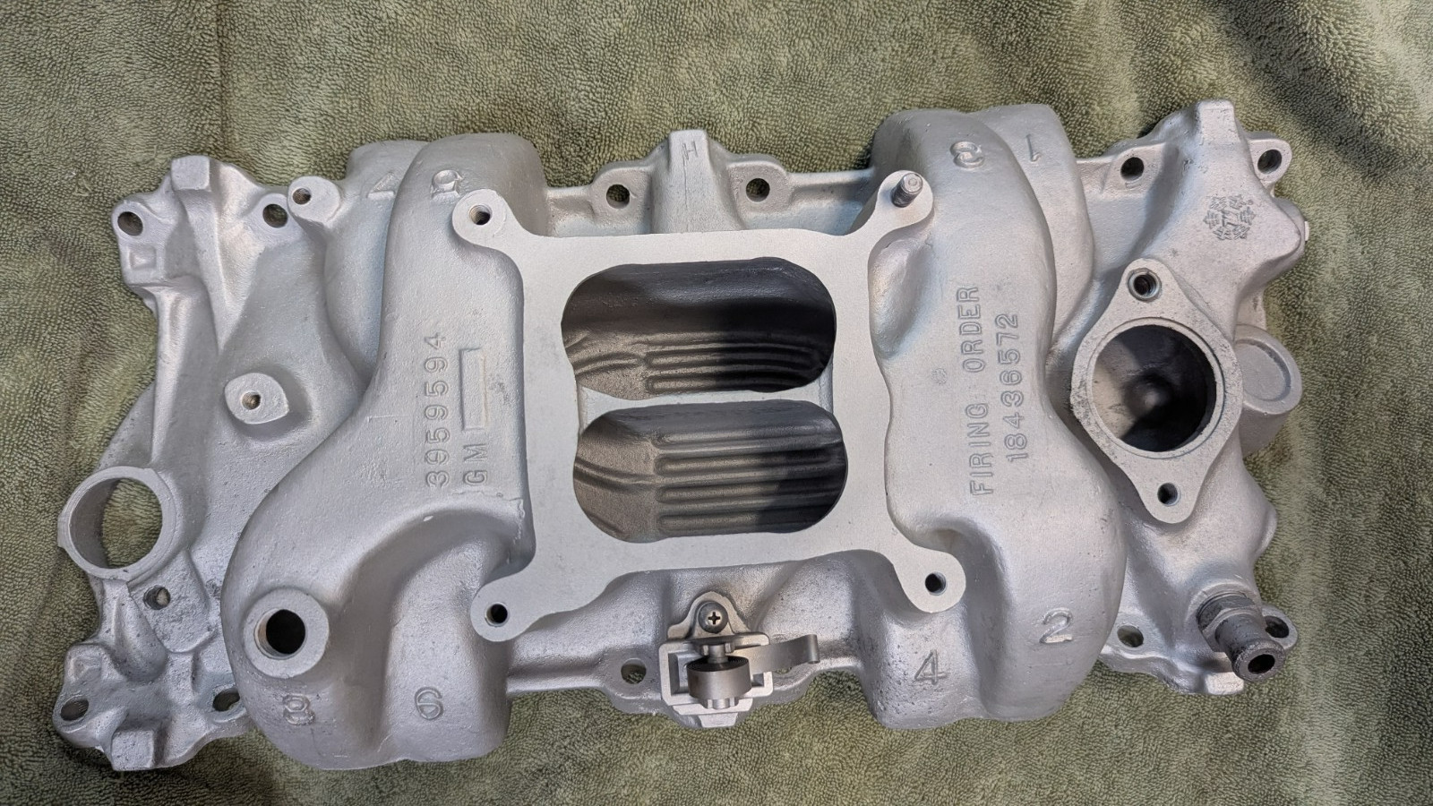 OEM 1971-1972 Camaro Z/28 Corvette LT-1 Factory Aluminum Intake Manifold 3959594 OEM 1971-1972 Camaro Z/28 Corvette LT-1 Factory Aluminum Intake Manifold 3959594