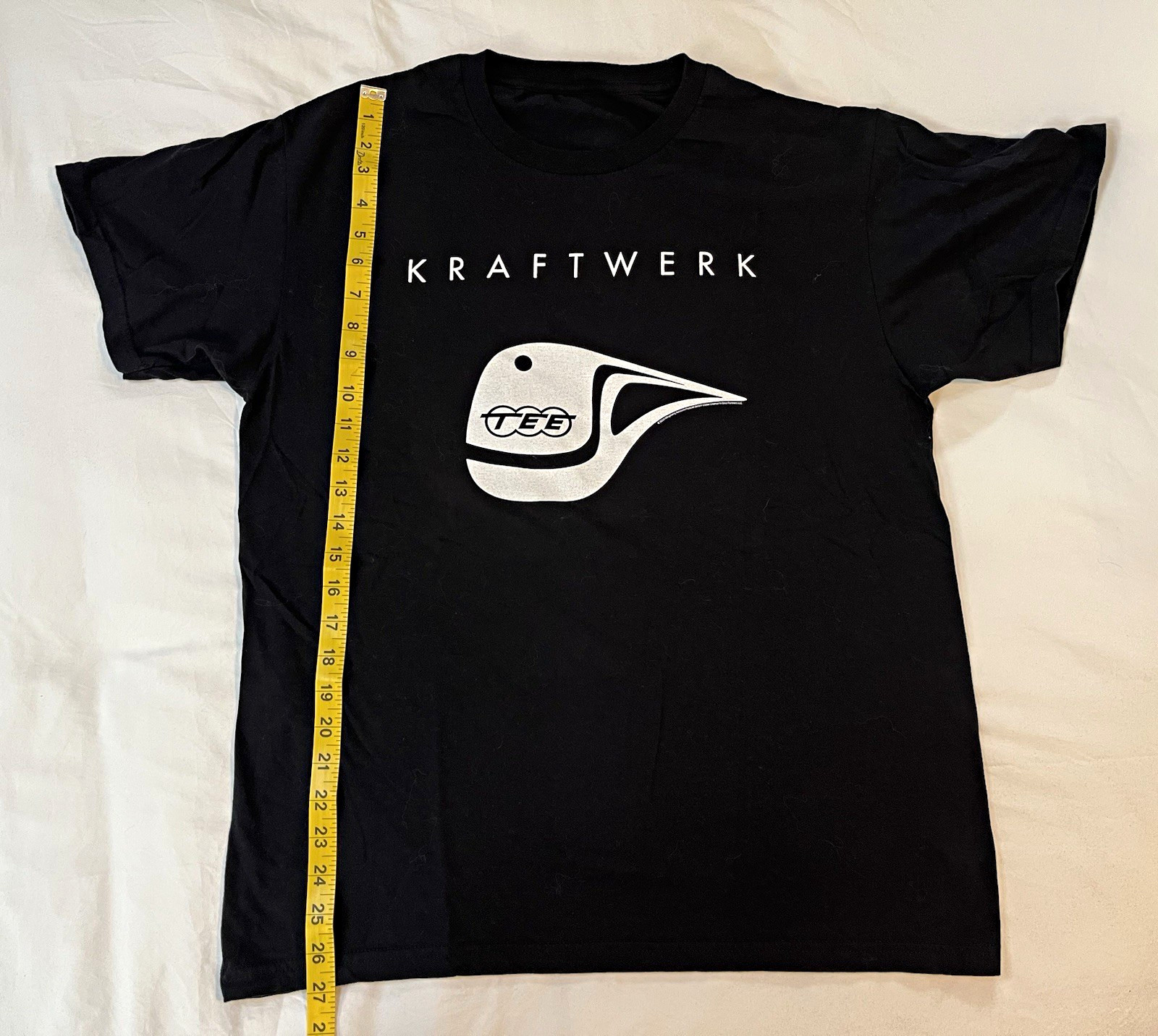 Kraftwerk vintage concert memorabilia -L Black Cotton Short Sleeve T-Shirt Kraftwerk vintage concert memorabilia -L Black Cotton Short Sleeve T-Shirt