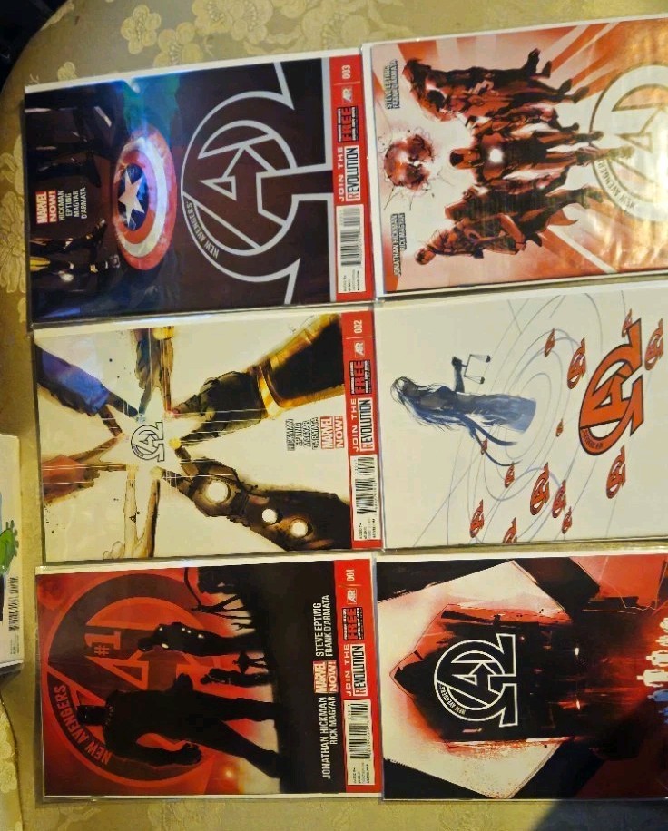 Marvel Comics New Avengers (Marvel NOW) #001-6Comic Book Lot Marvel Comics New Avengers (Marvel NOW) #001-6Comic Book Lot