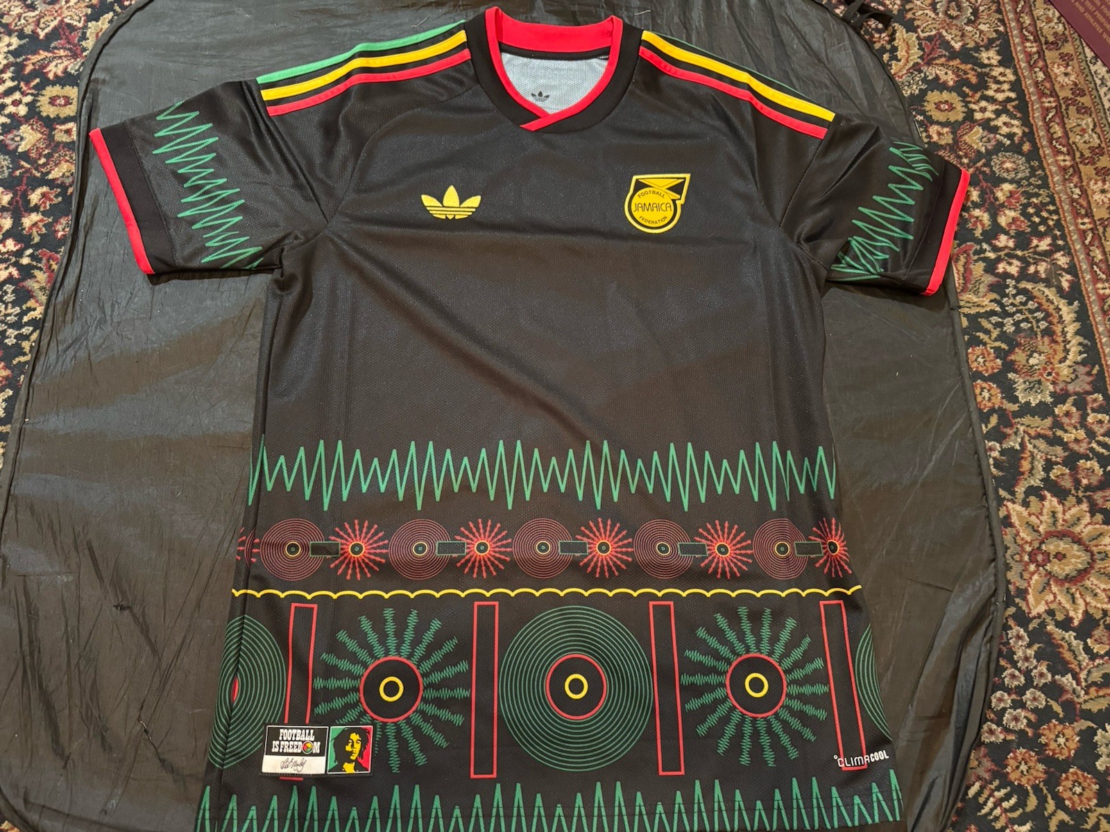 Adidas Jamaica 26 X Bob Marley Away Jersey New Size Large Mens New KD0957